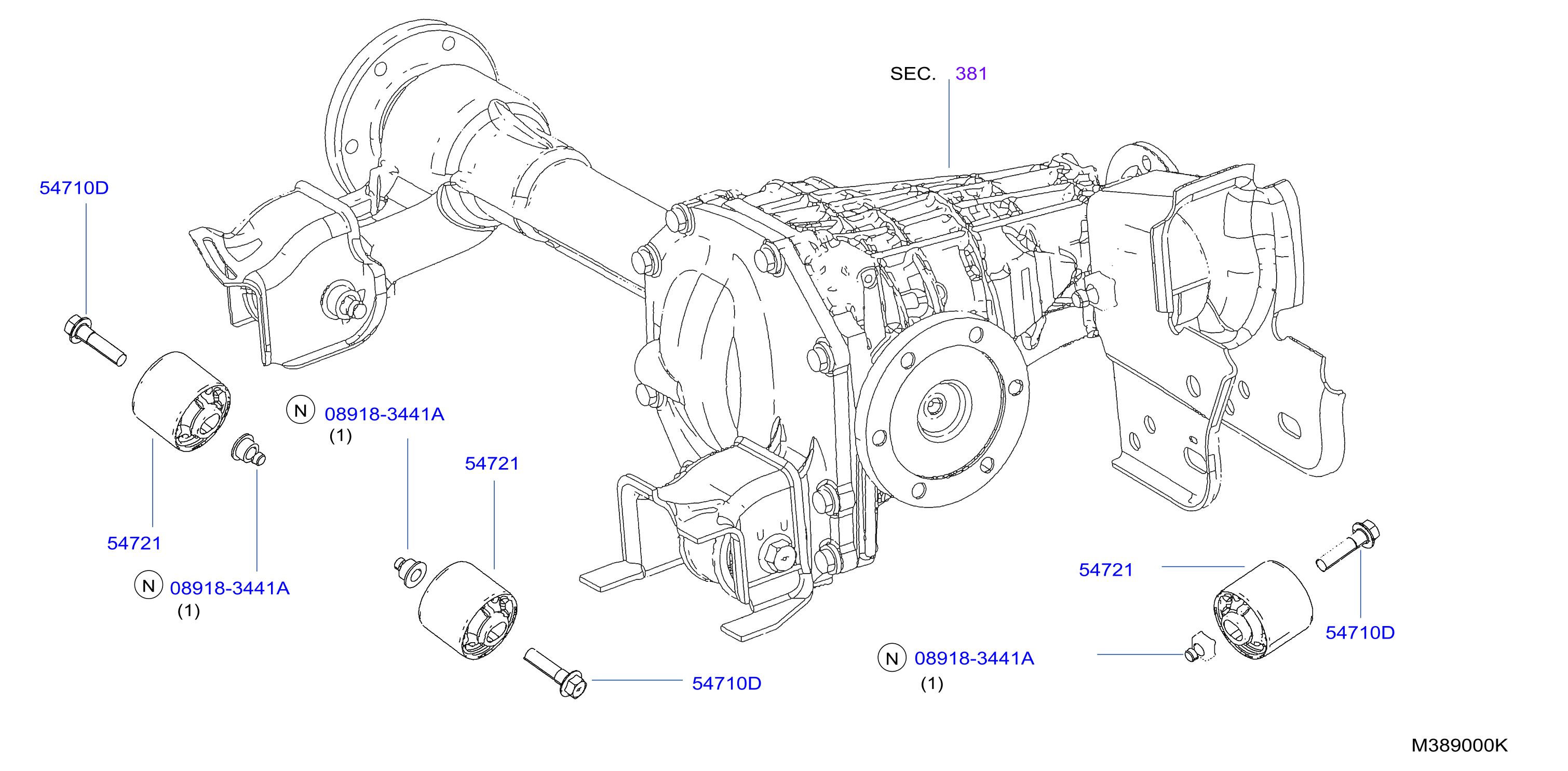Front Final Drive Mounting Front Final Drive Mounting