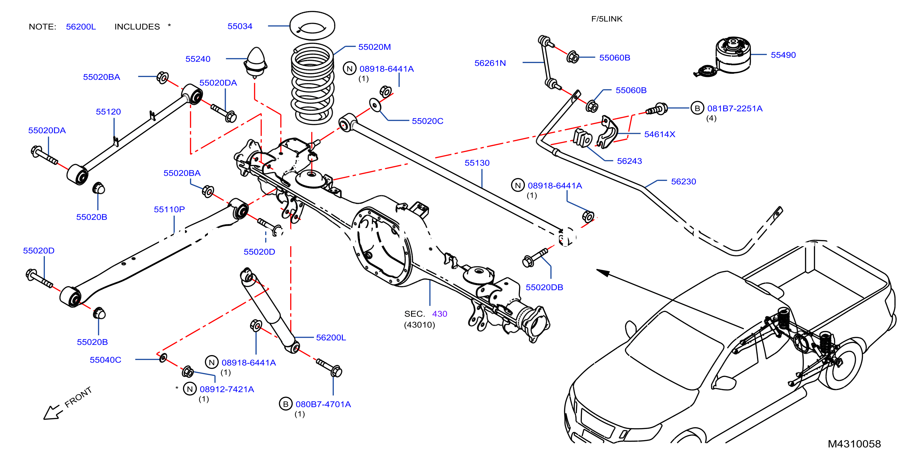 Rear Suspension 5Link