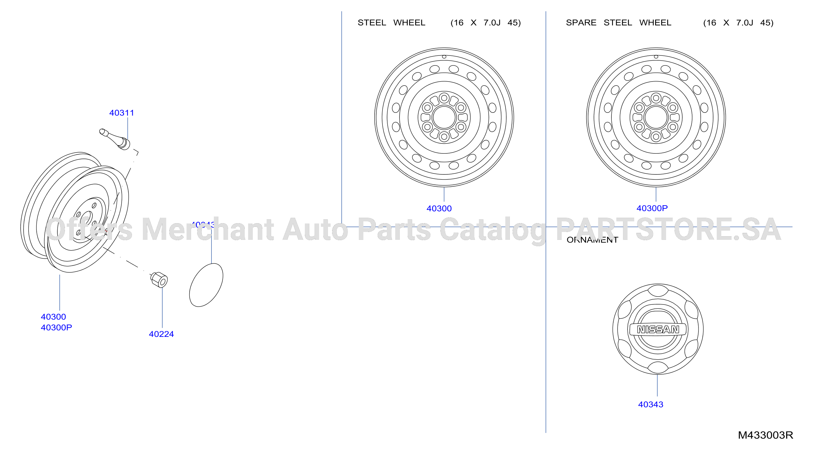 Road Wheel Tire Steel Wheel 16