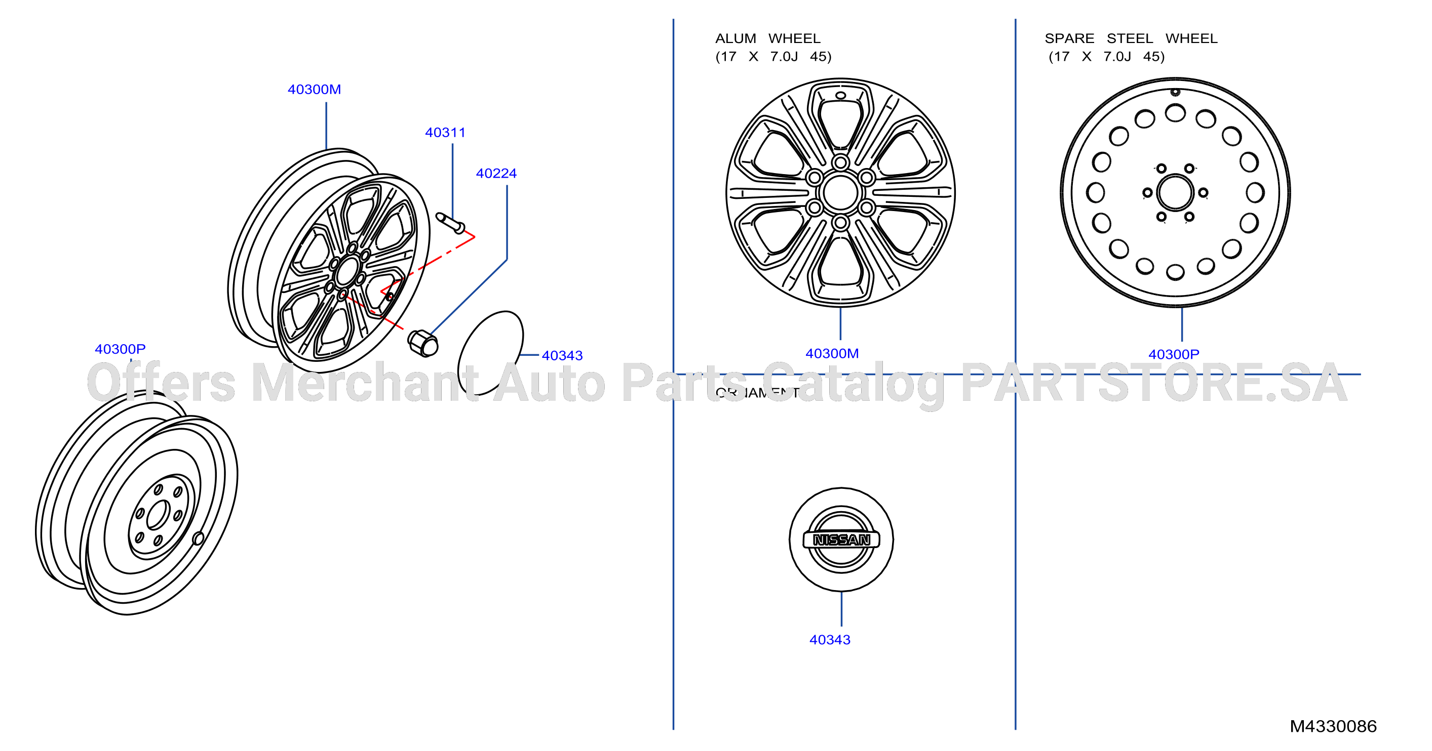Road Wheel Tire Ys23 Alloy Wheel 17