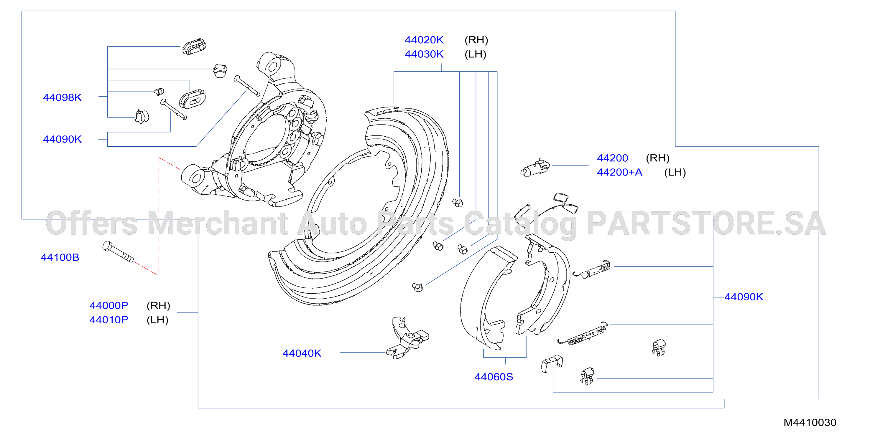 Rear Brake Parking Brake 4 5T