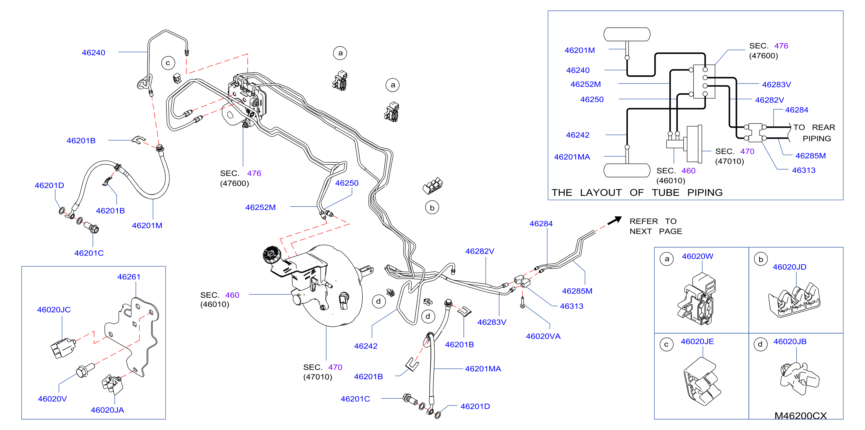 Brake Piping Control Front