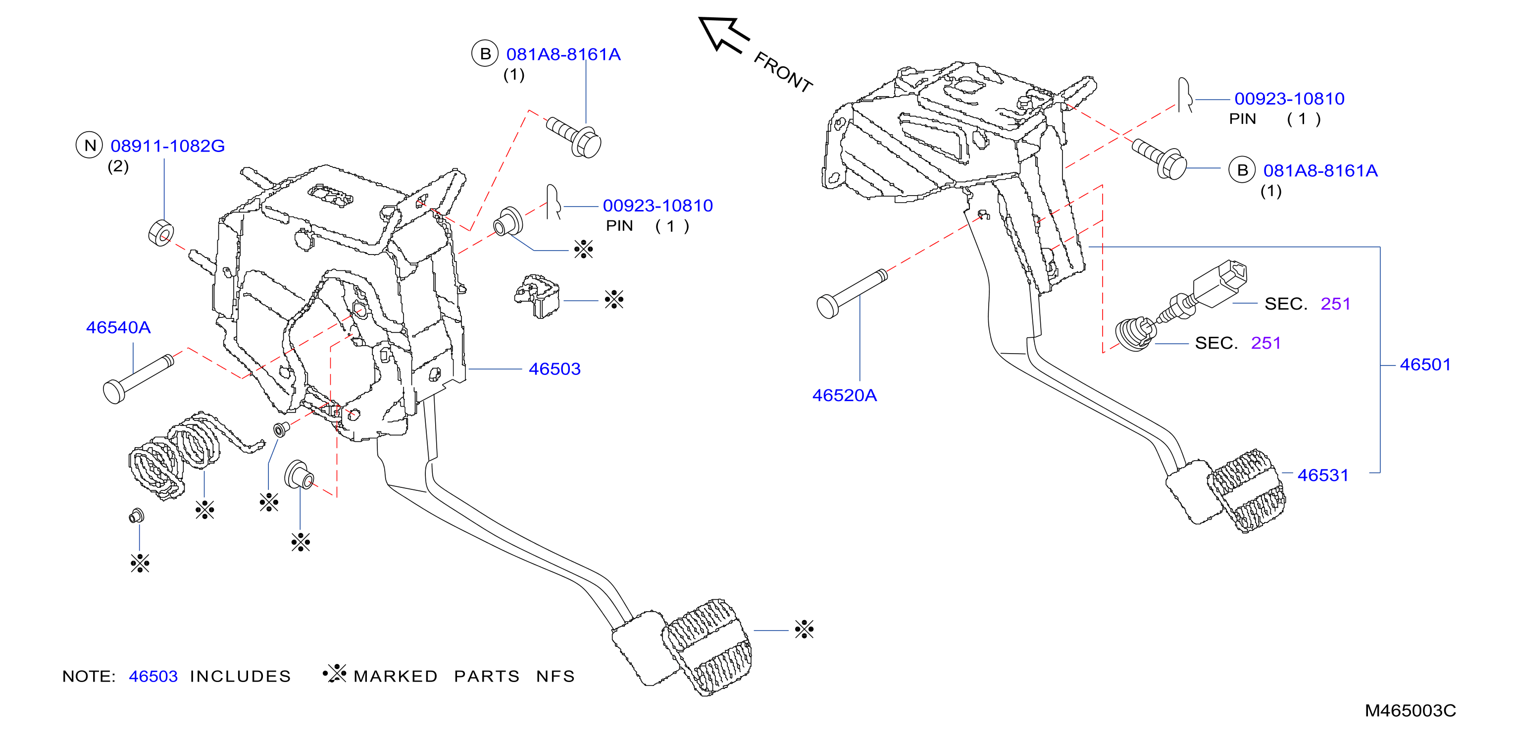 Brake Clutch Pedal