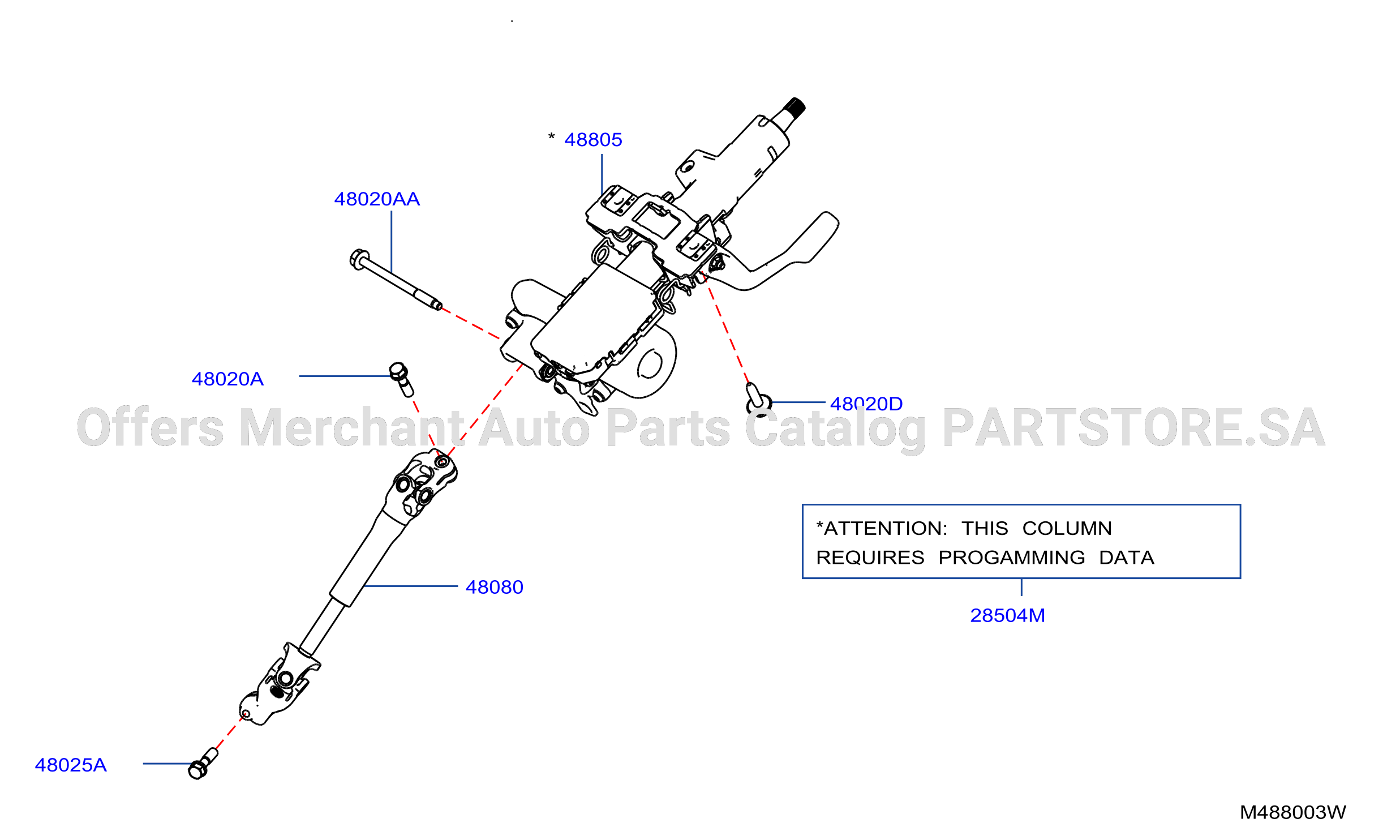 Steering Column Hr09Det