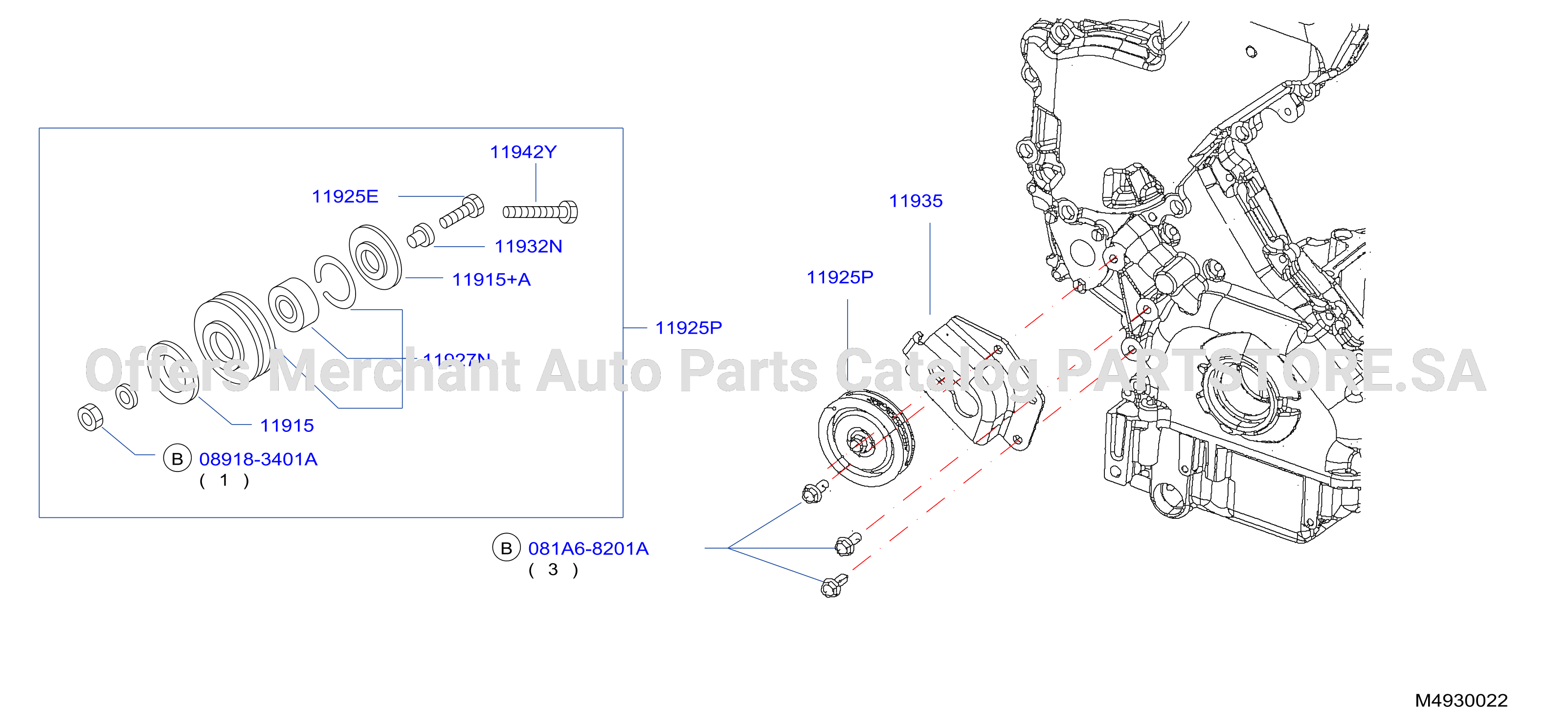 Power Steering Pump Mounting