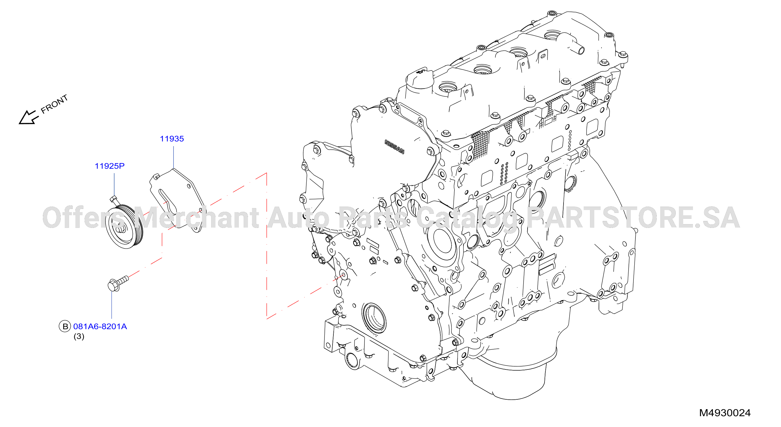 Power Steering Pump Mounting