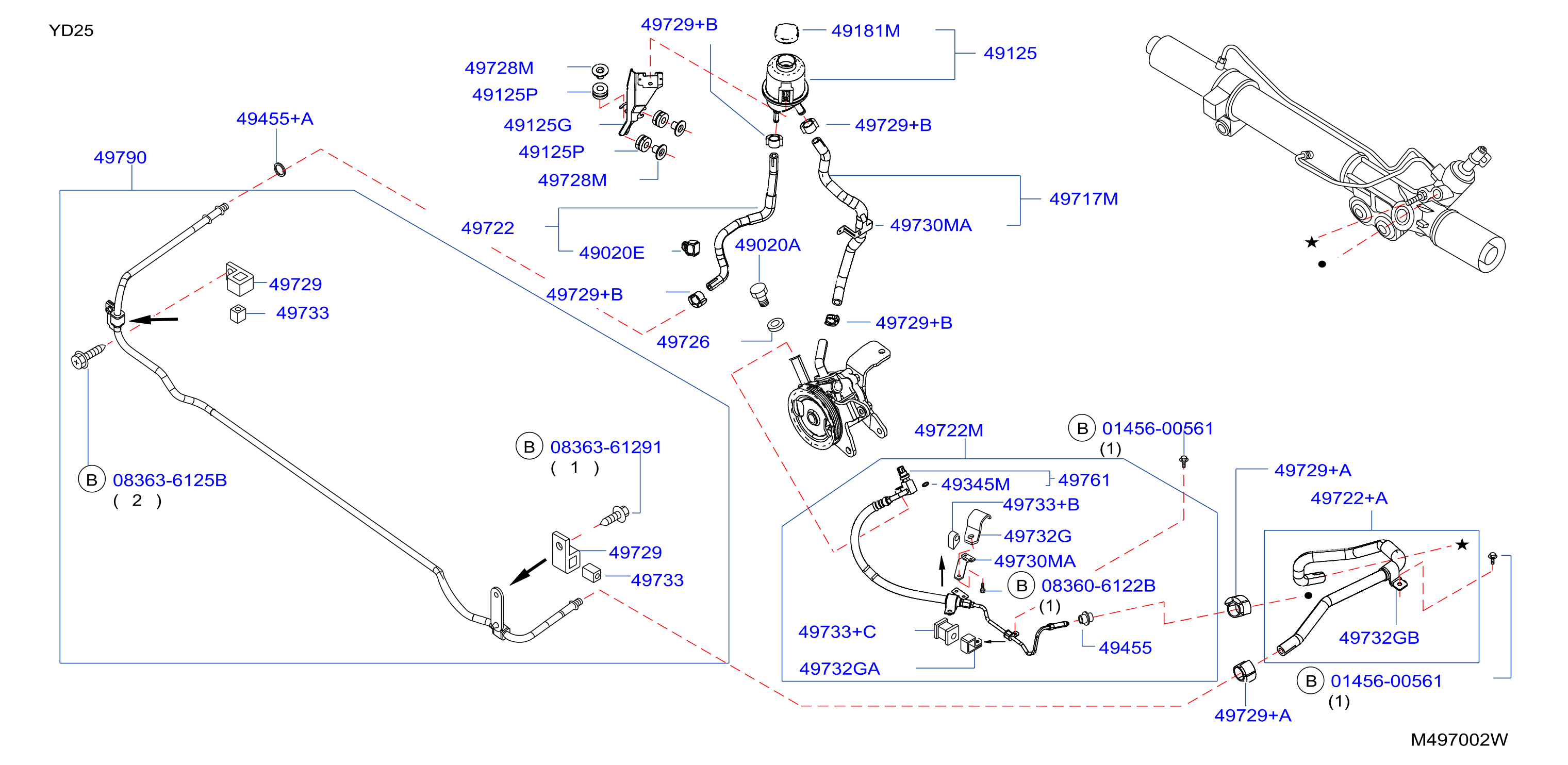 Power Steering Piping