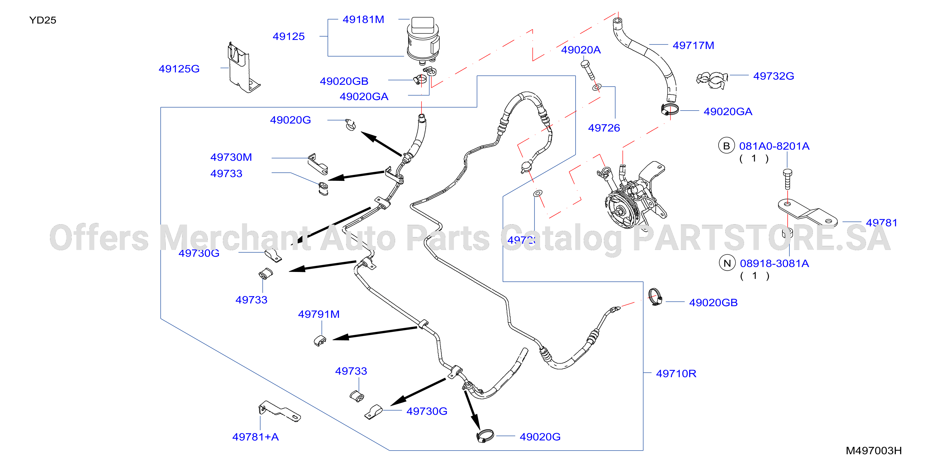 Power Steering Piping