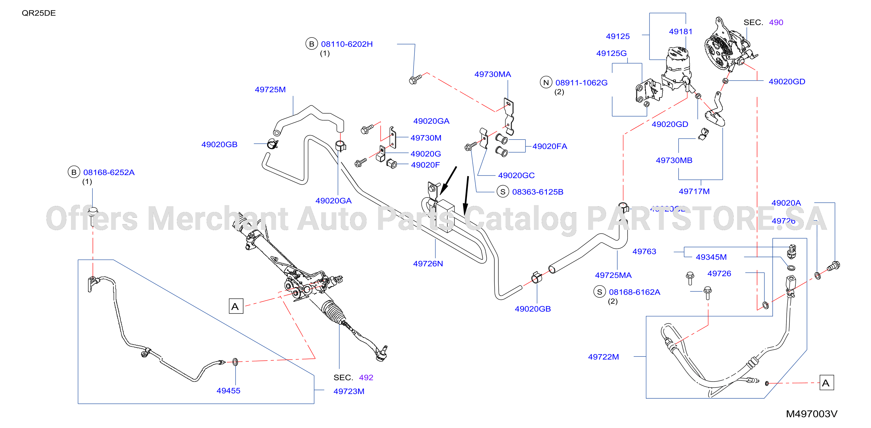 Power Steering Piping