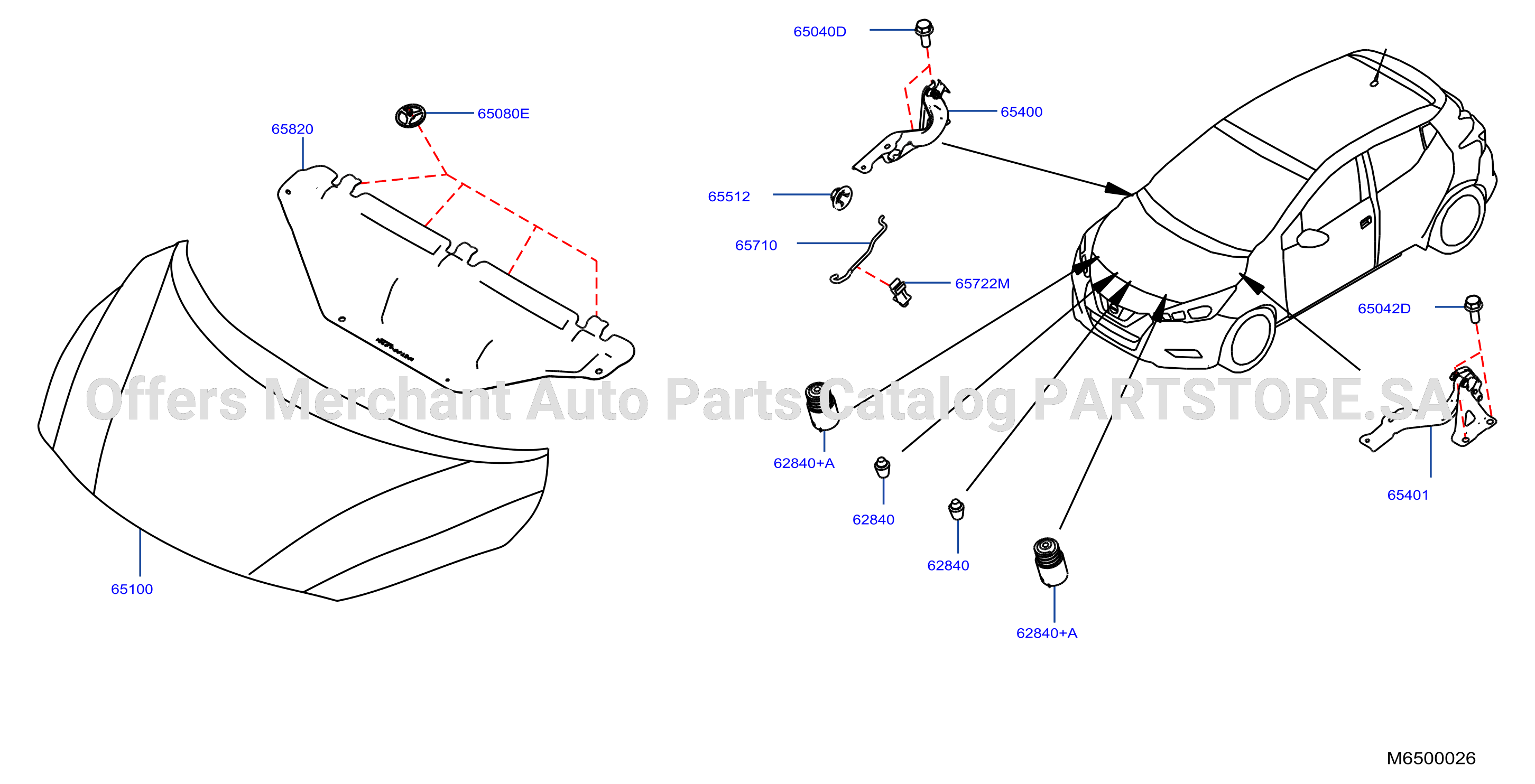 Hood Panel Hinge Fitting
