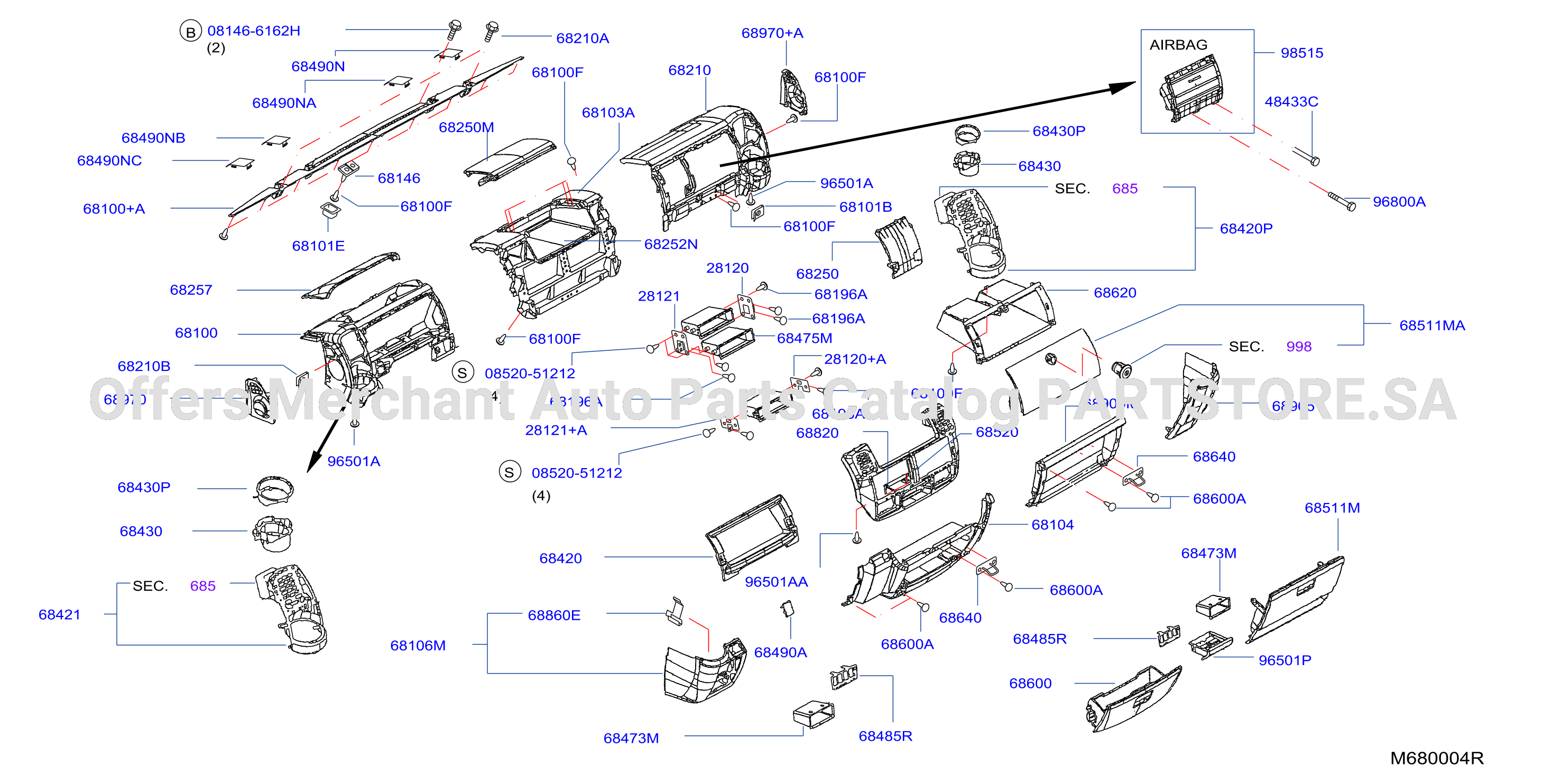 Instrument Panel Pad Cluster Lid Inst Fitting