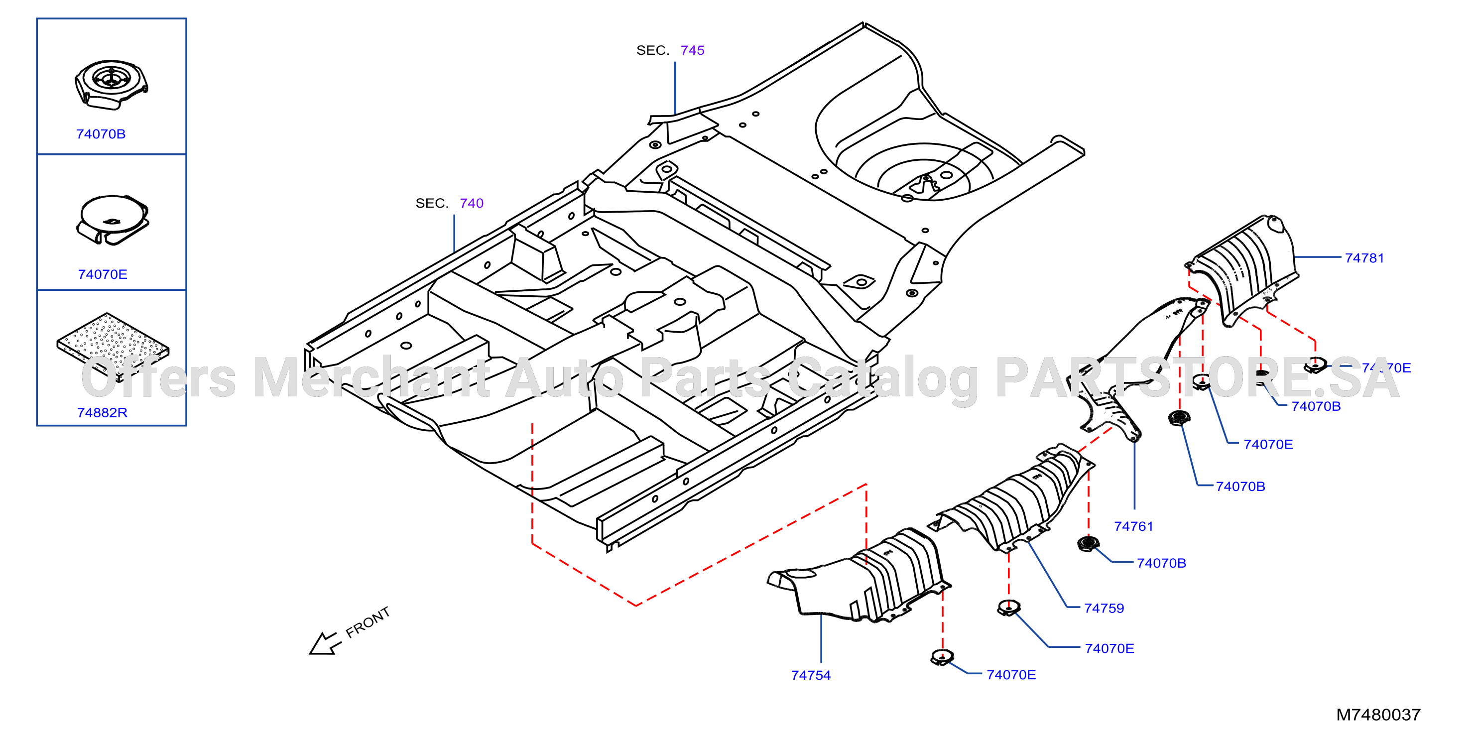 Floor Fitting Heat Shield