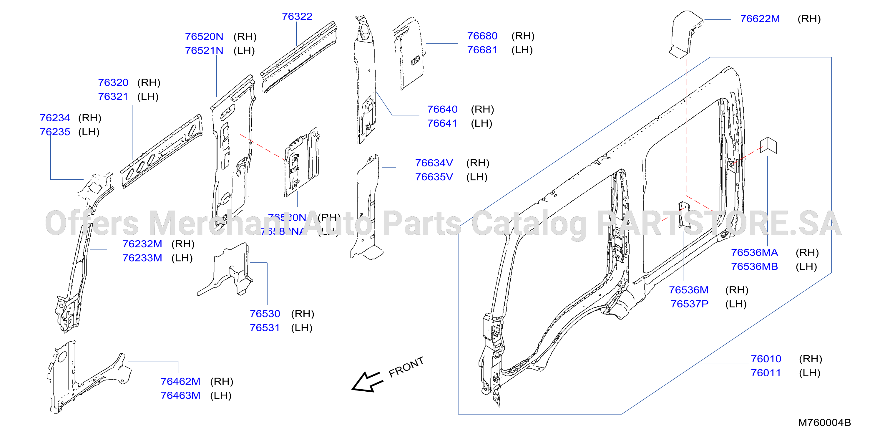 Body Side Panel Double Cabine