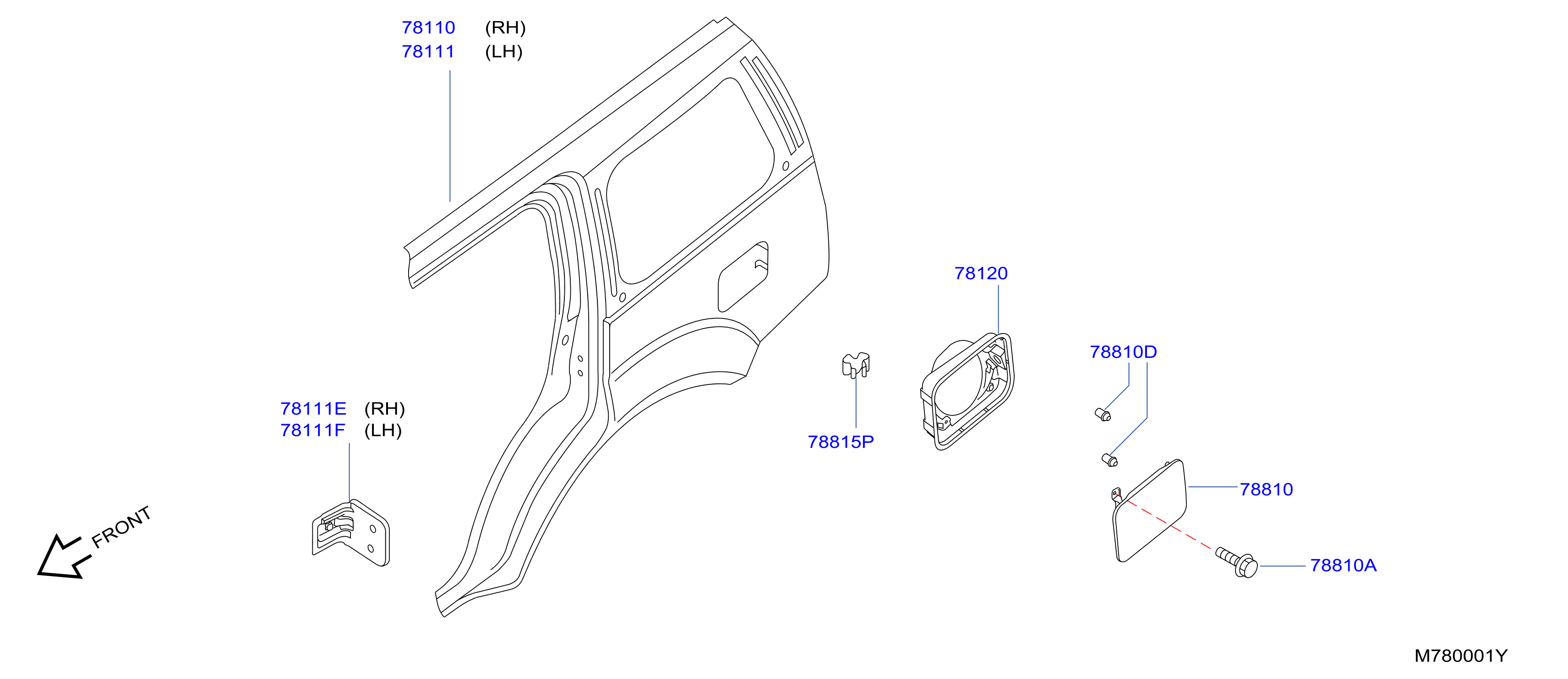 Rear Fender Fitting