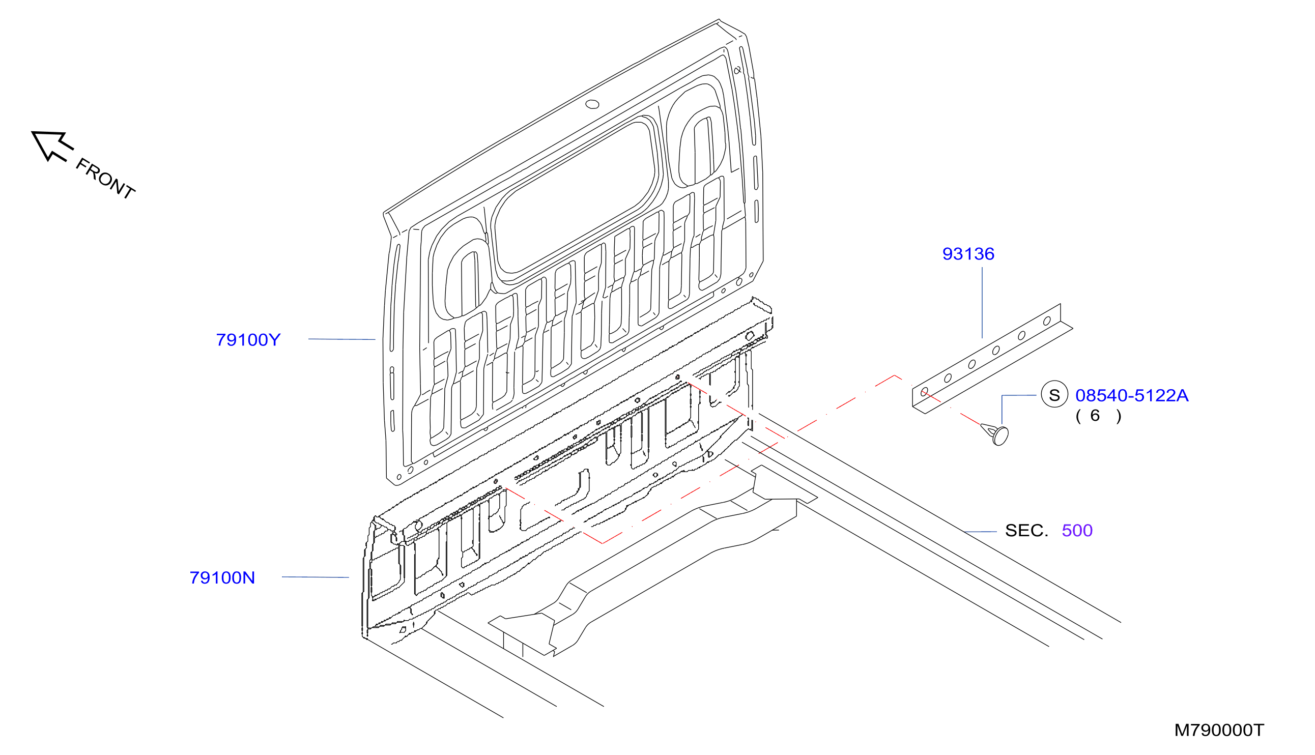 Rear Back Panel Fitting