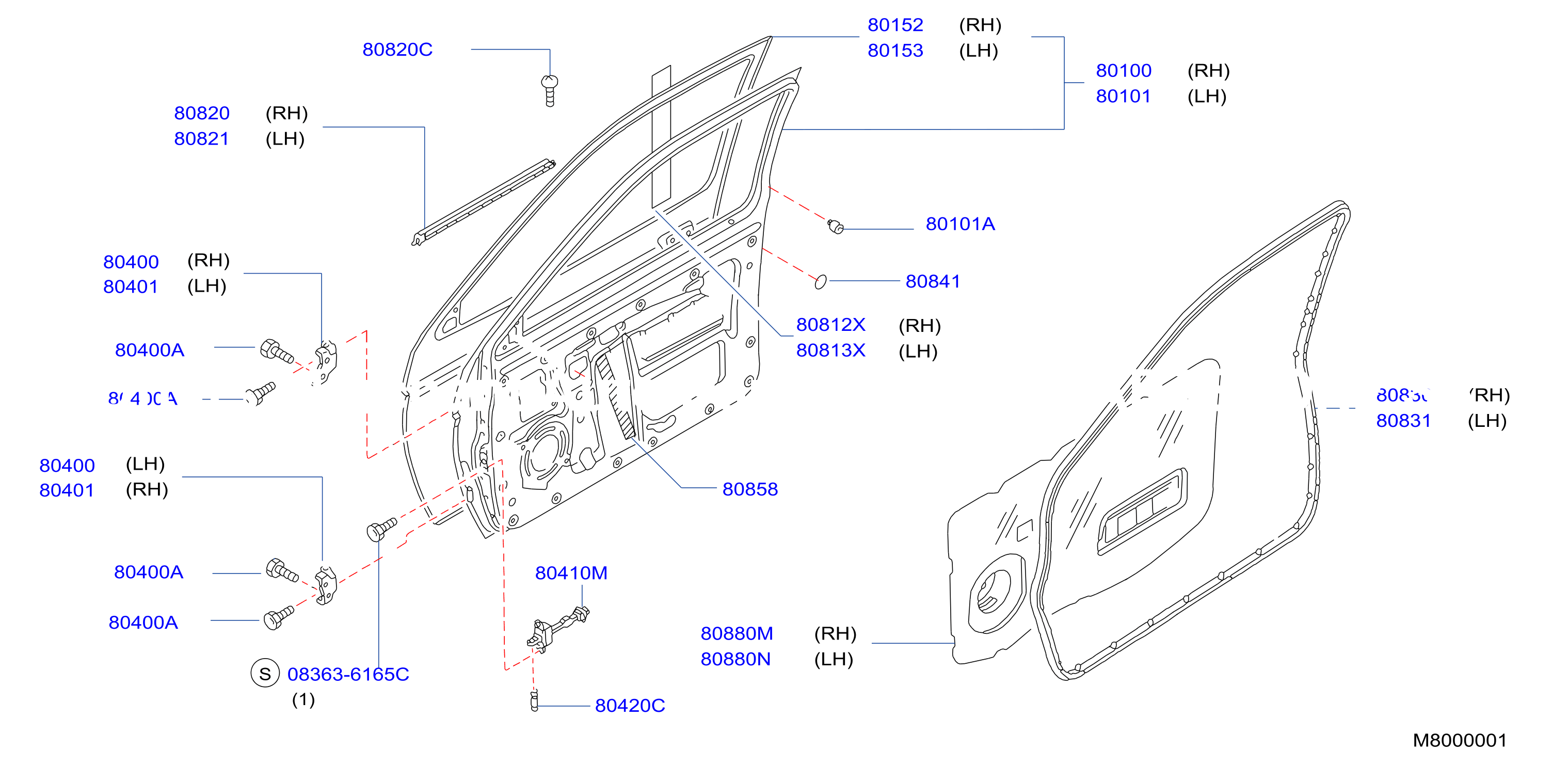 Front Door Panel Fitting