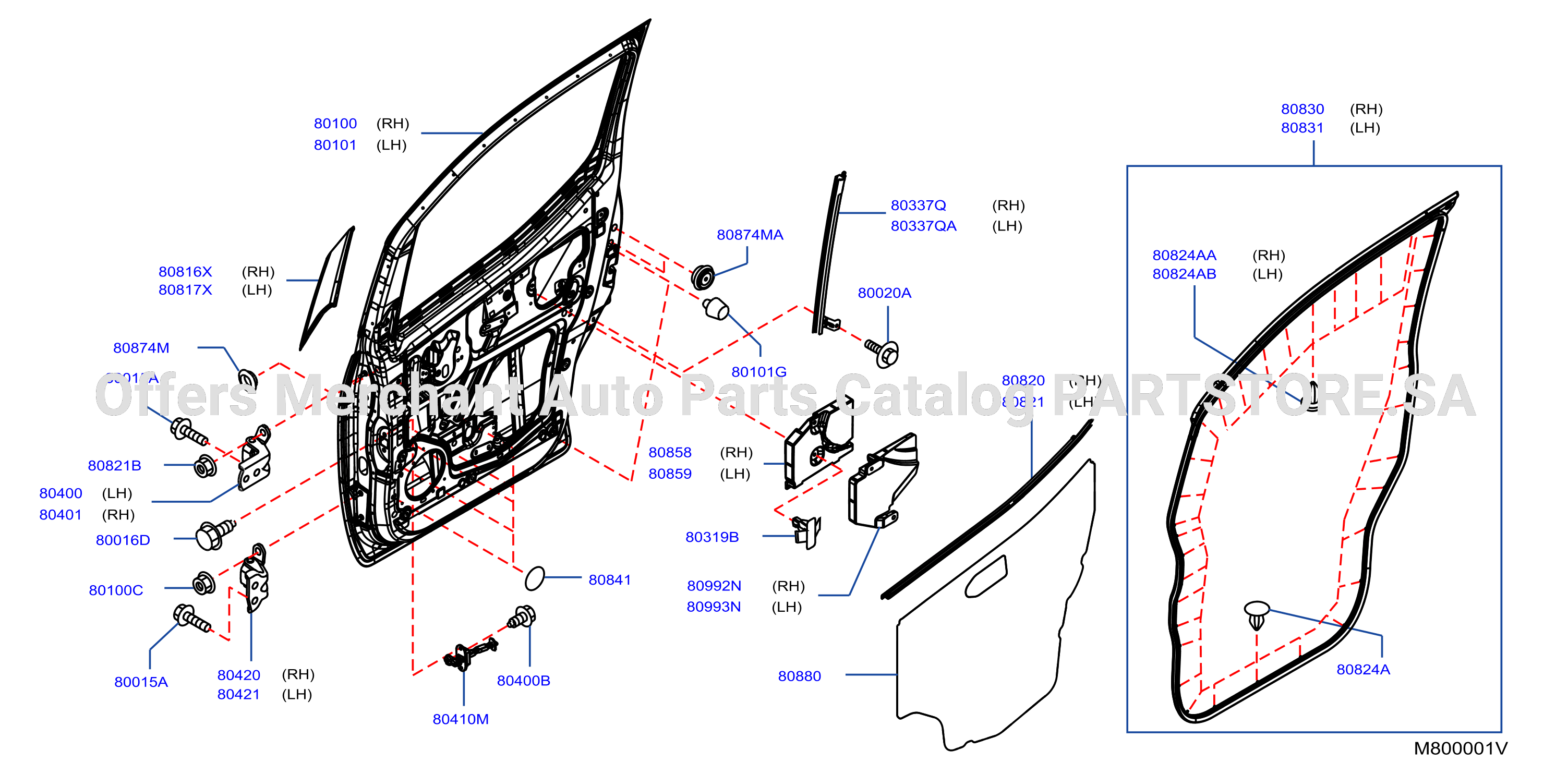 Front Door Panel Fitting