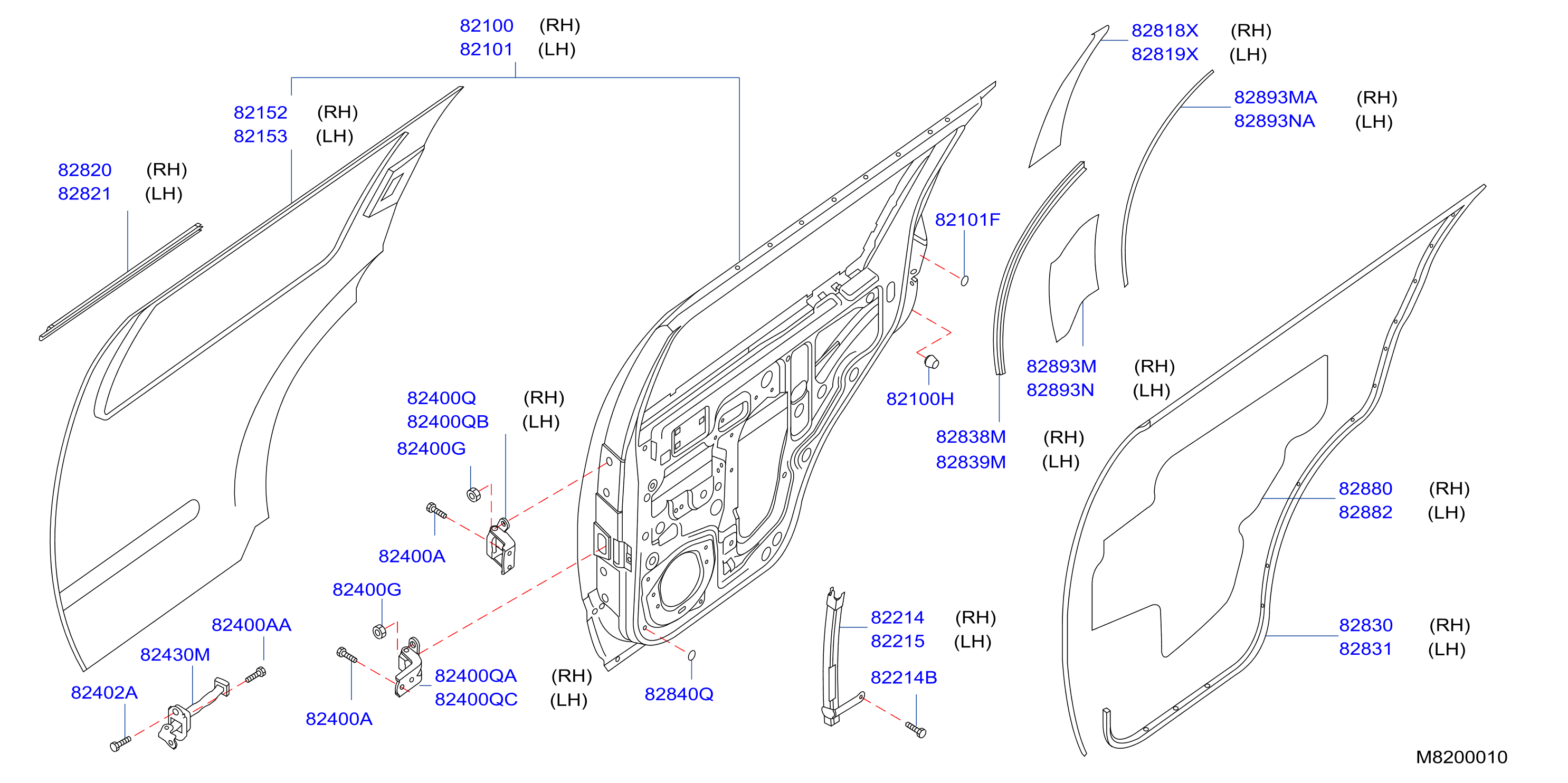 Rear Door Panel Fitting