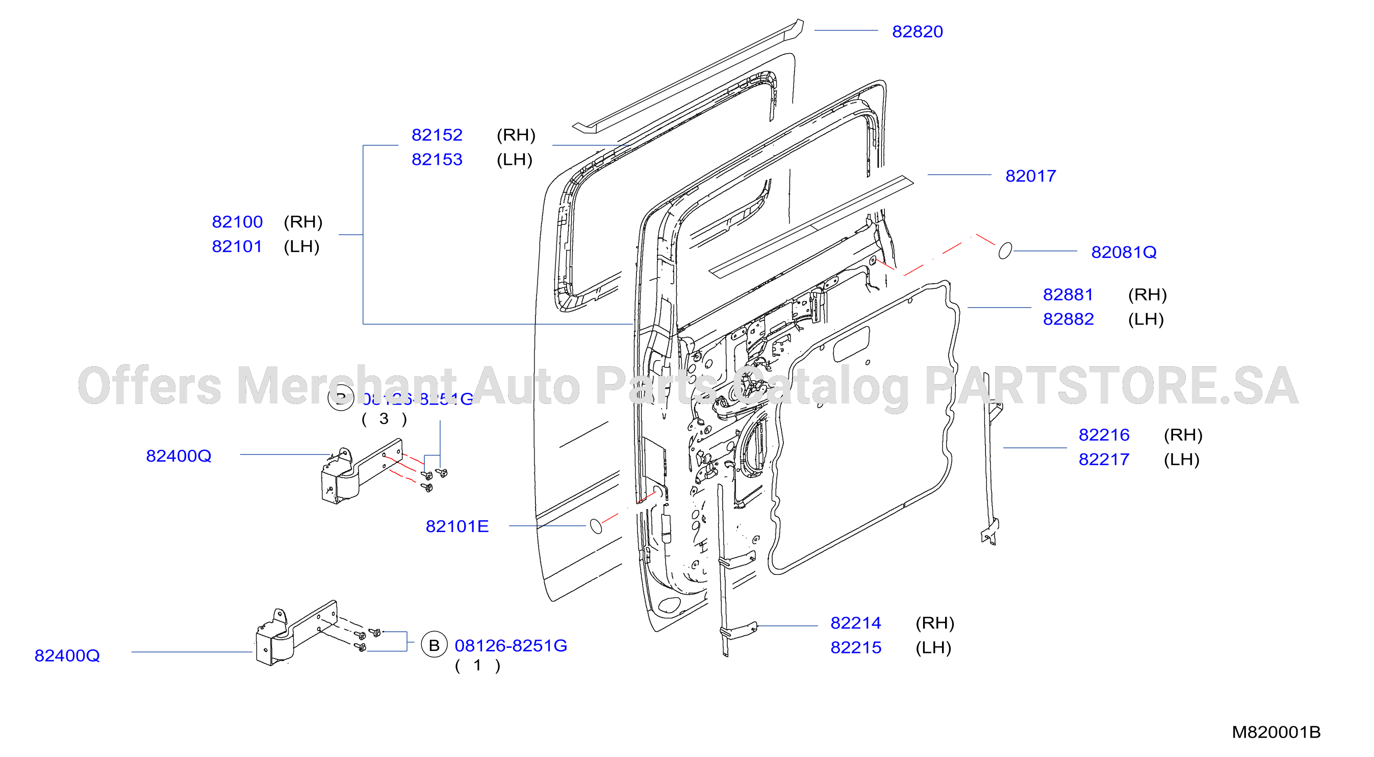 Rear Door Panel Fitting