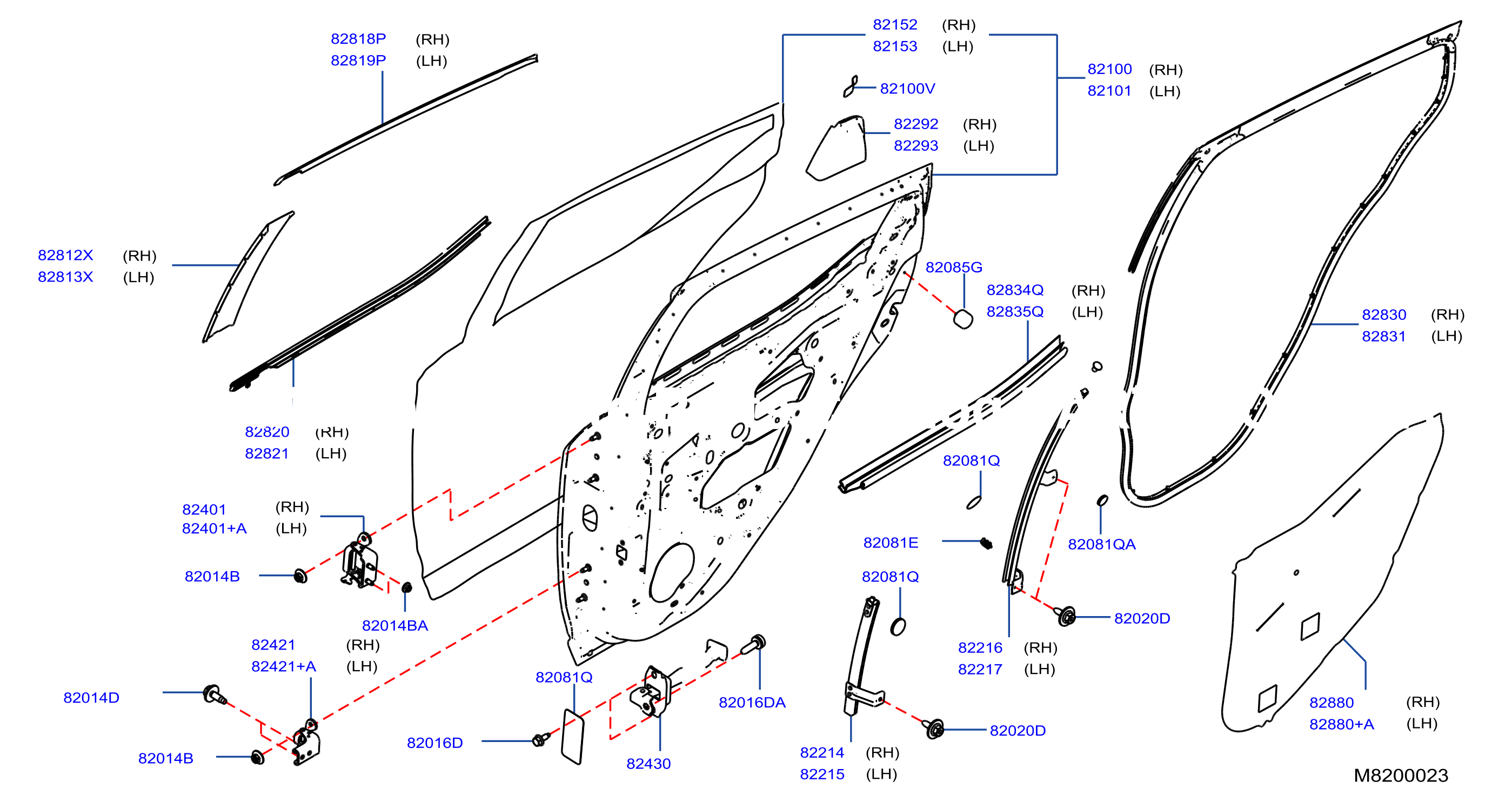 Rear Door Panel Fitting