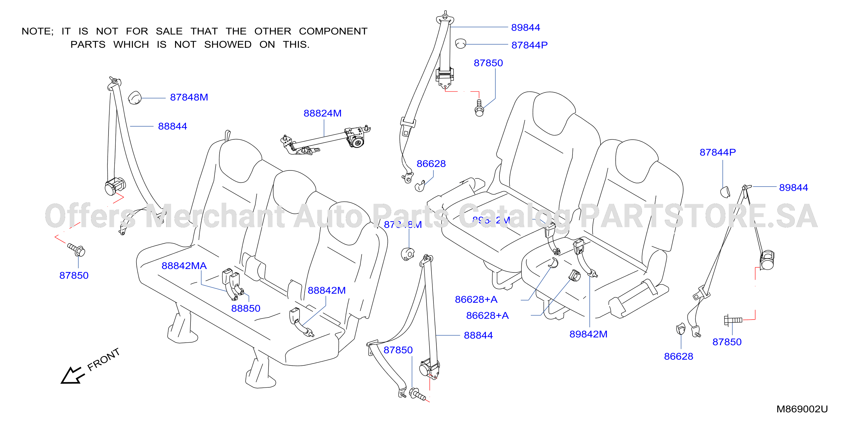 Rear Seat Belt