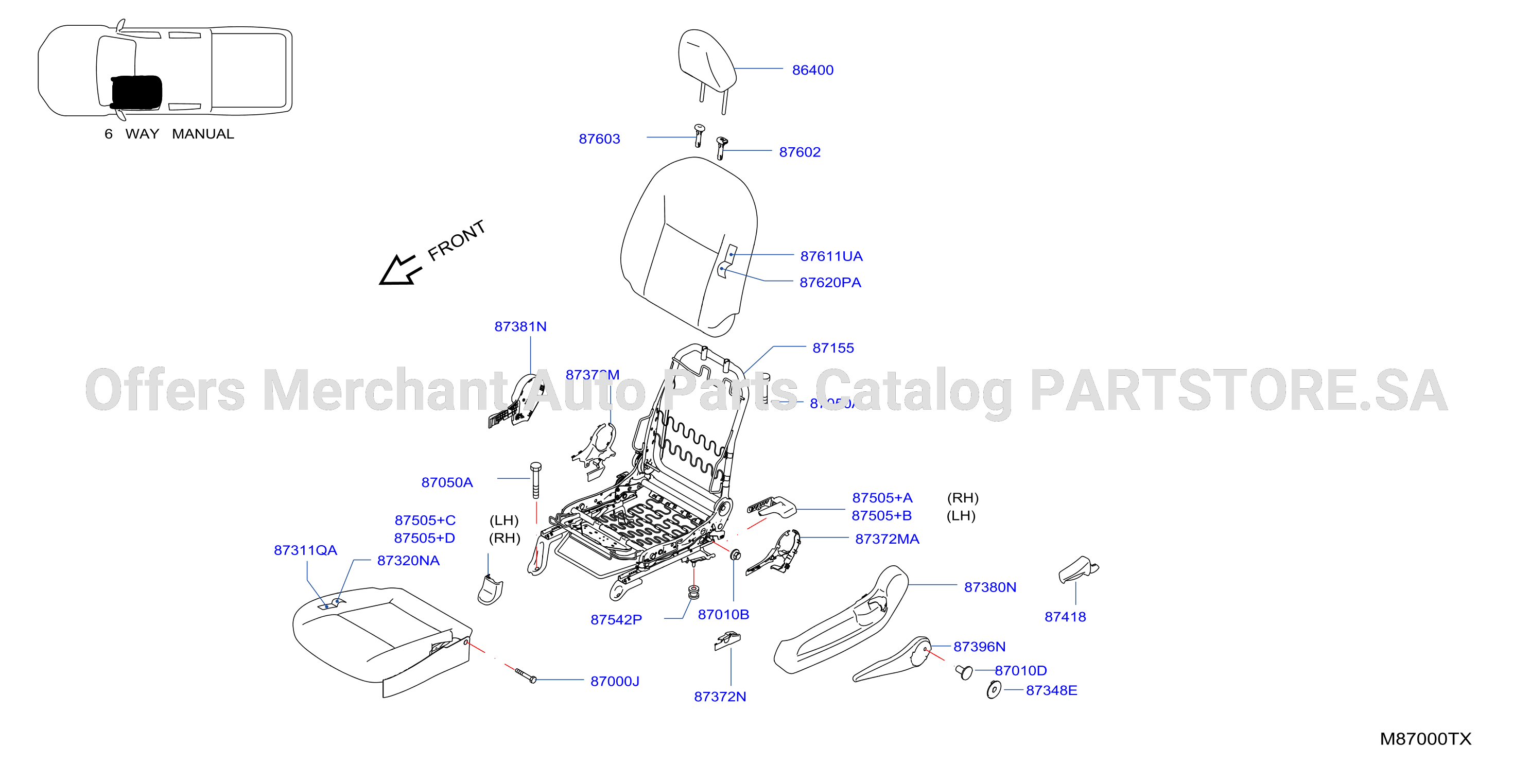 Front Seat Lh Seat