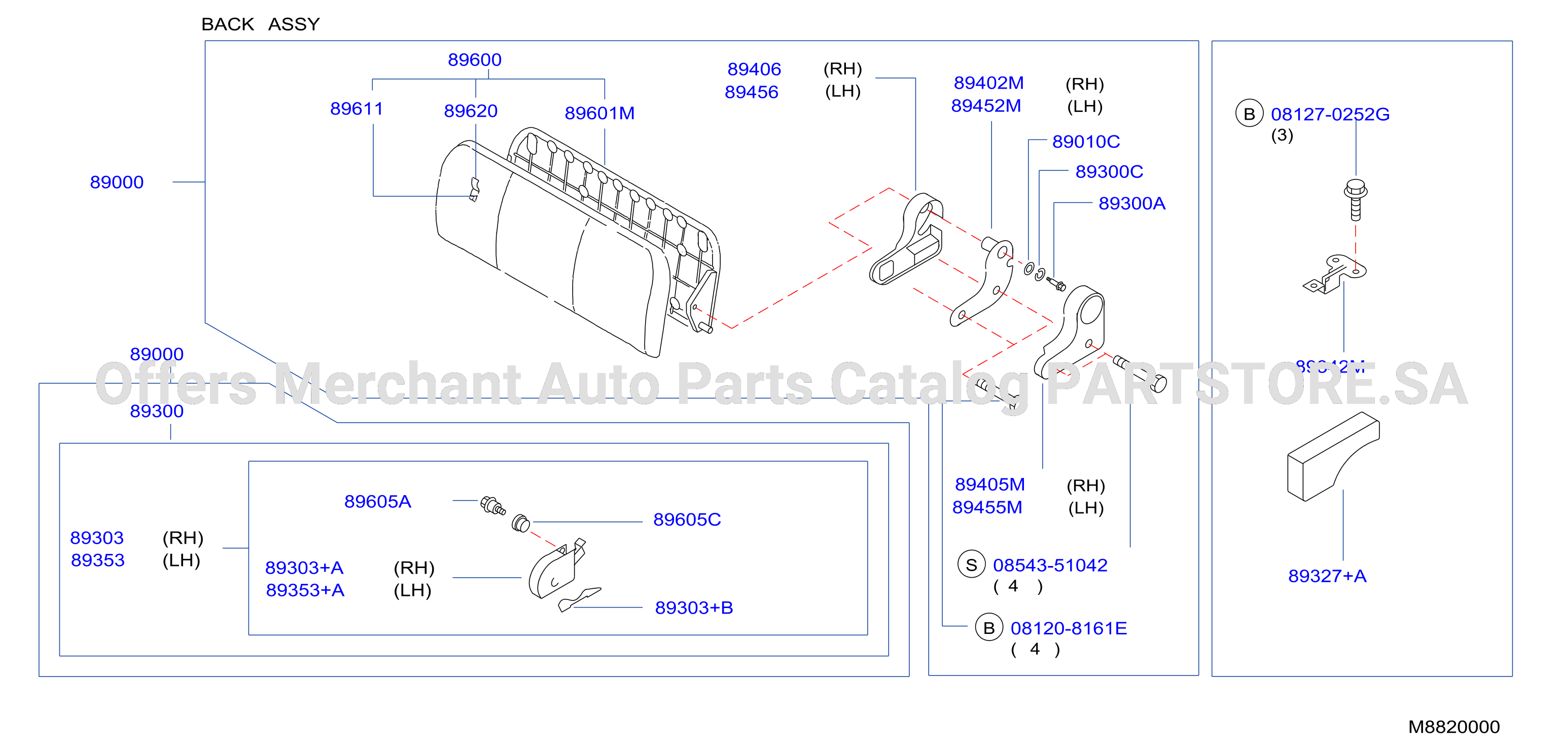 3Rd Seat Back Assy