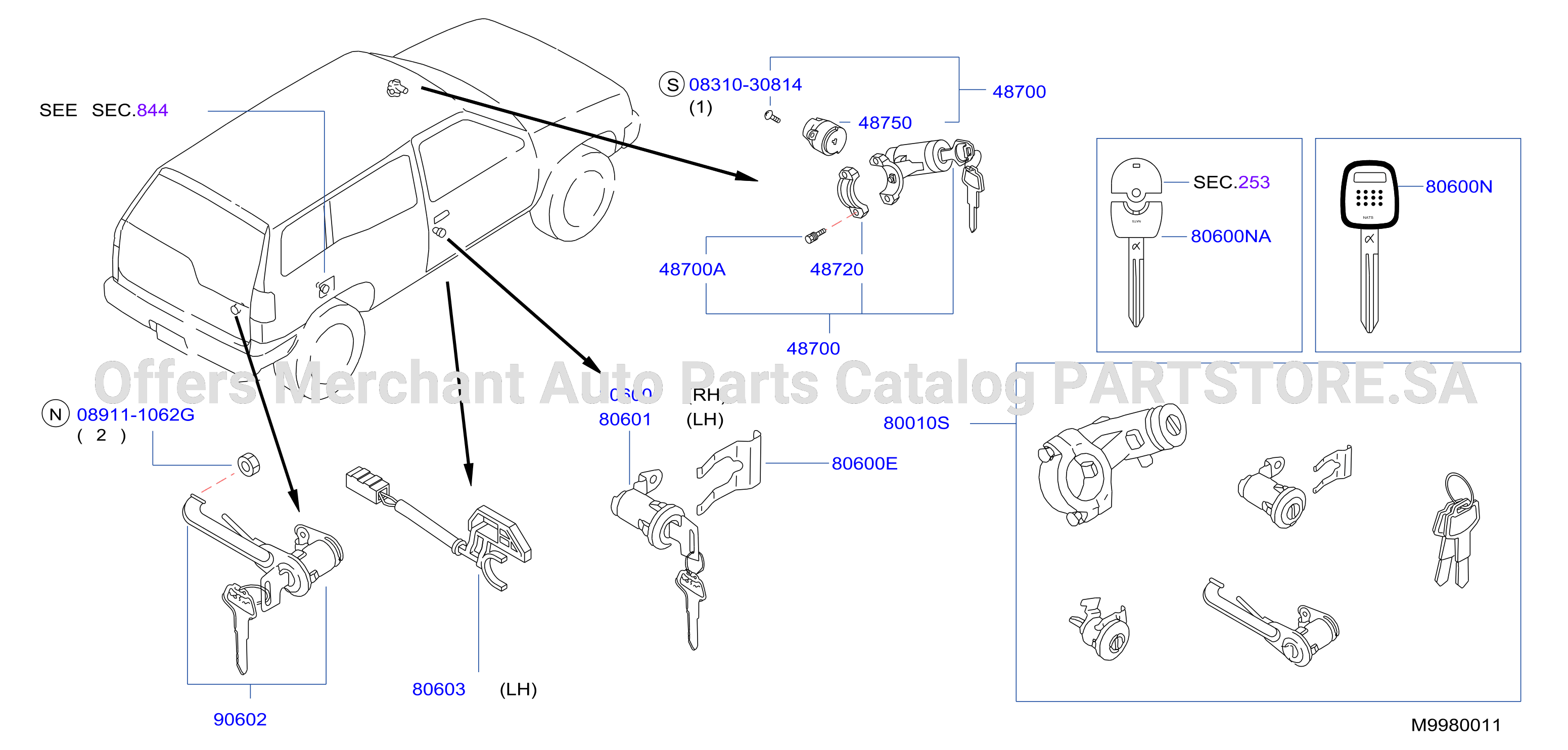 Key Set Blank Key
