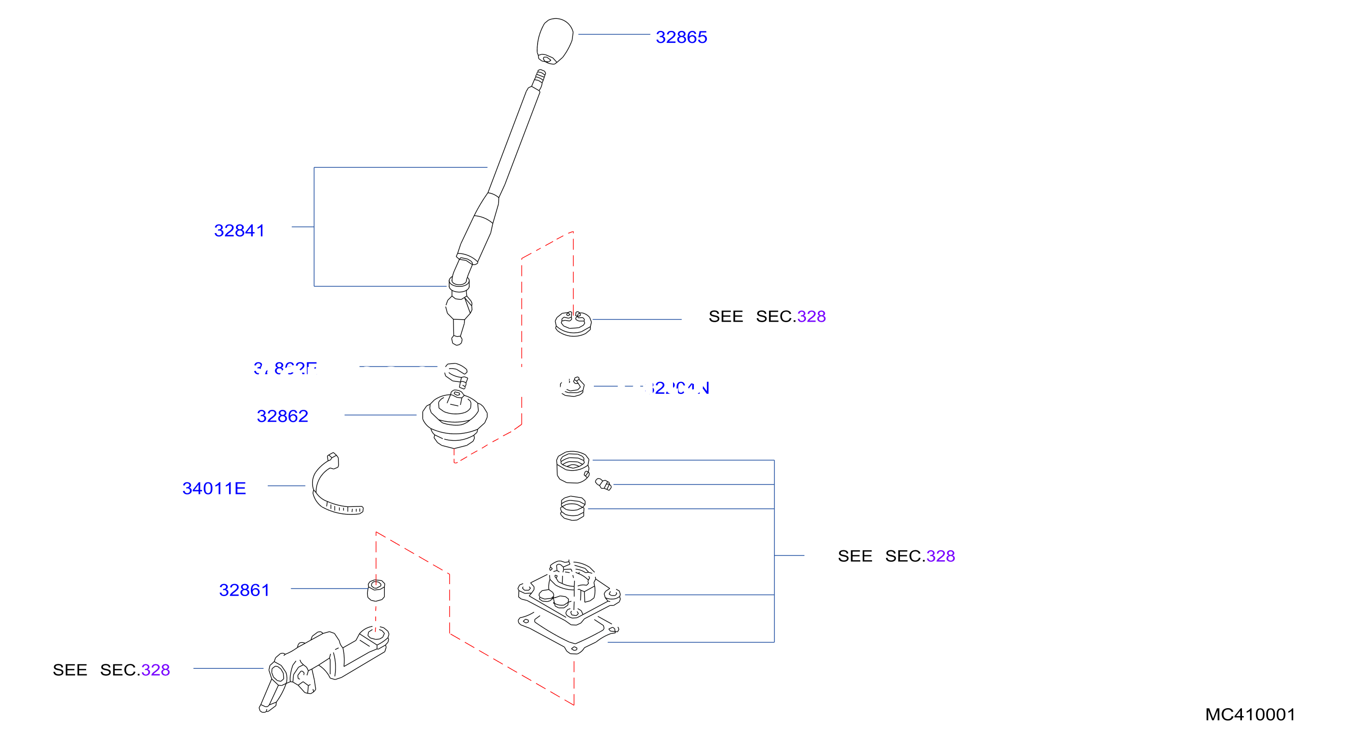 Transmission Control Linkage 0796 Ka24E Td27T