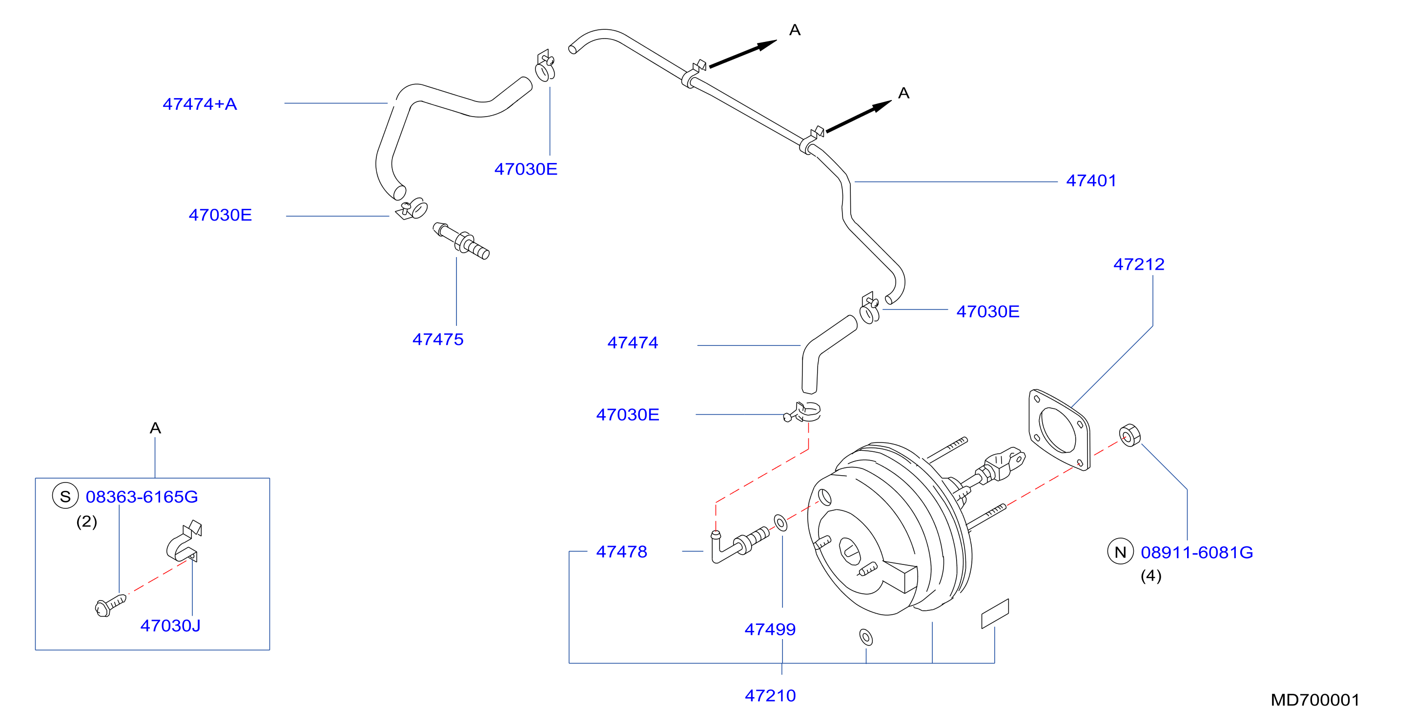 Brake Servo Servo Control 0796 Ka24E