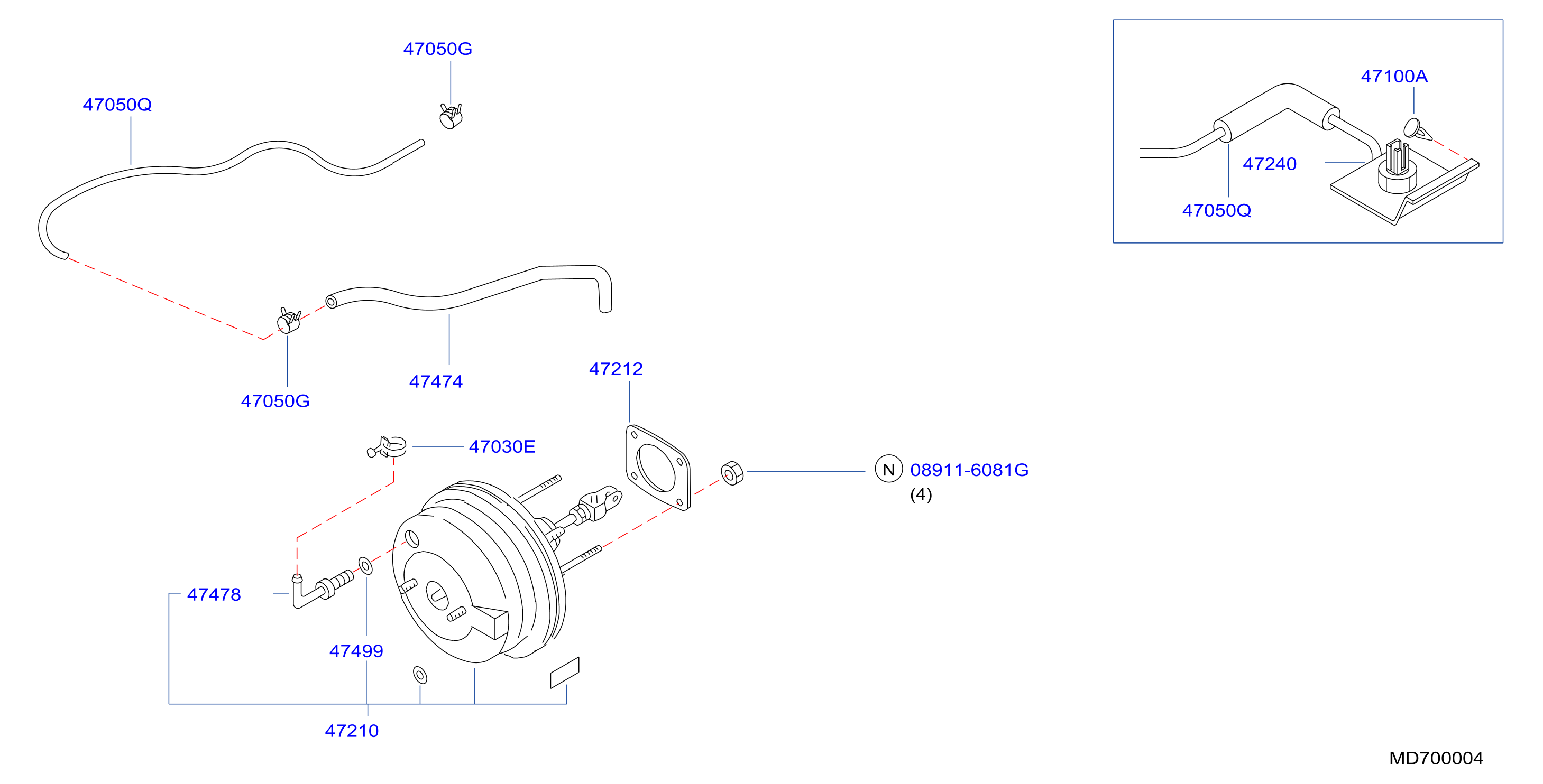 Brake Servo Servo Control 0796 Td27T