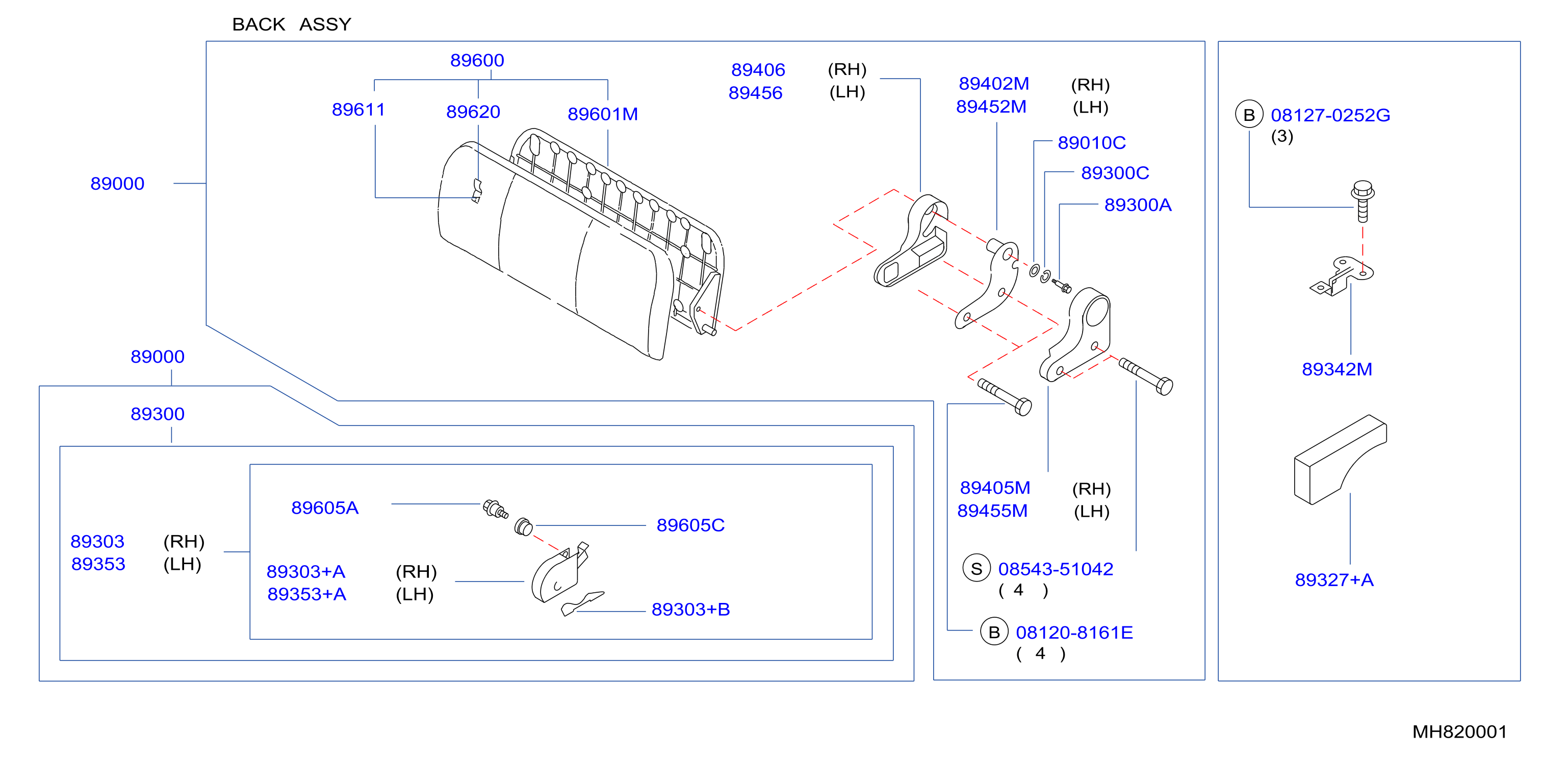 3Rd Seat Back Assy