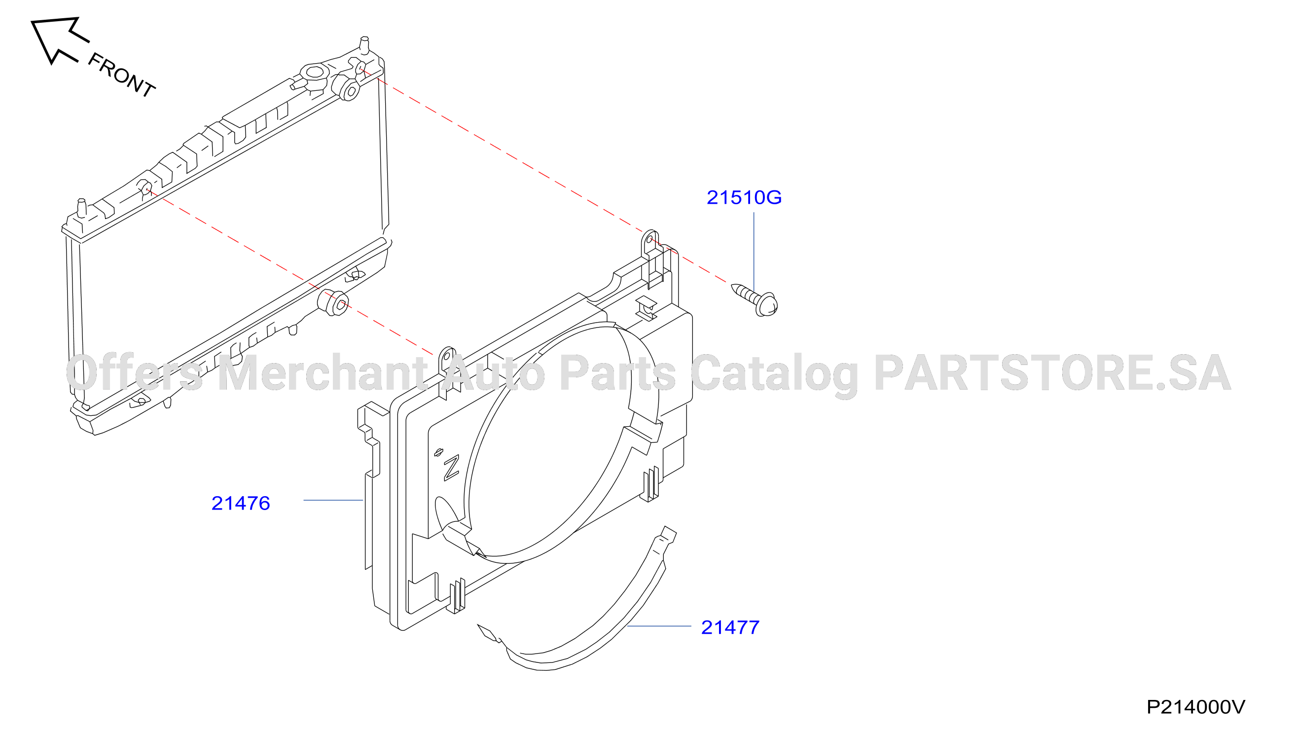 Radiator Shroud Inverter Cooling Fitting Parts