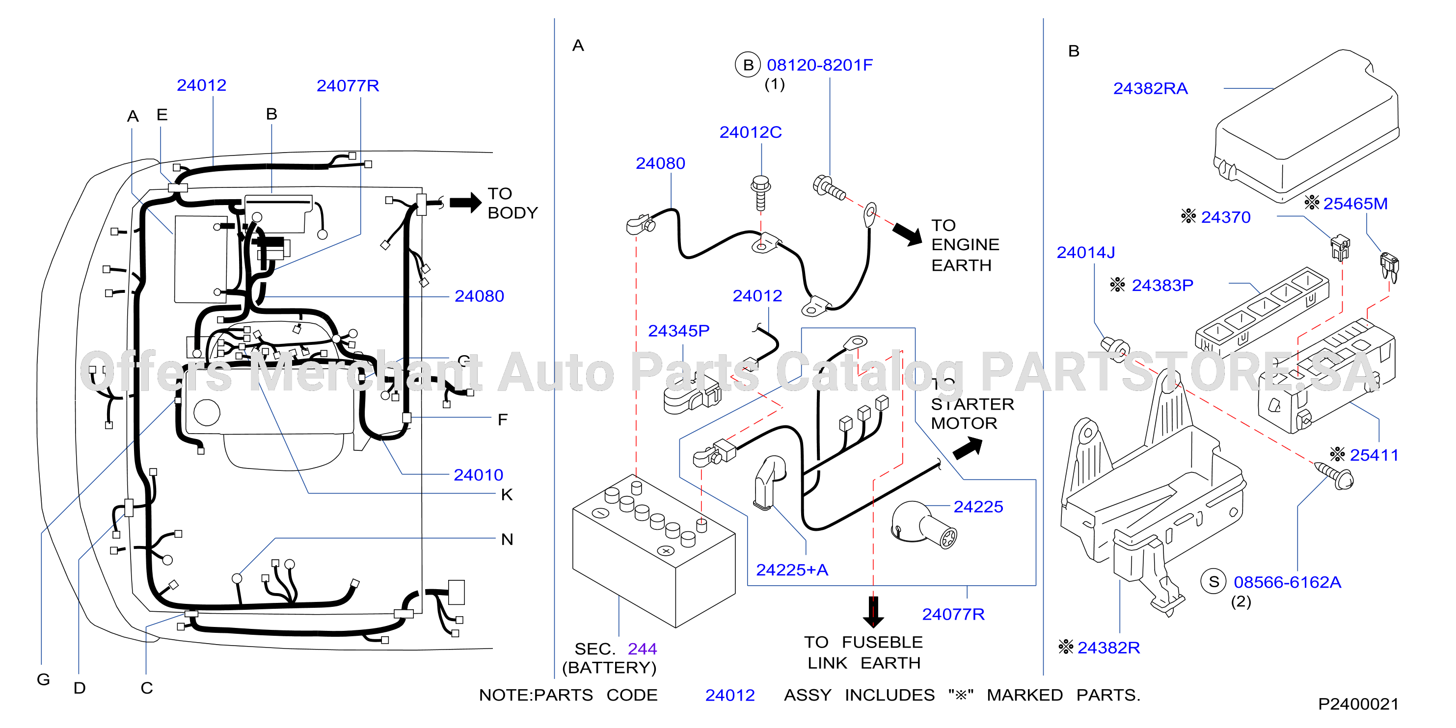 Wiring Engine Room