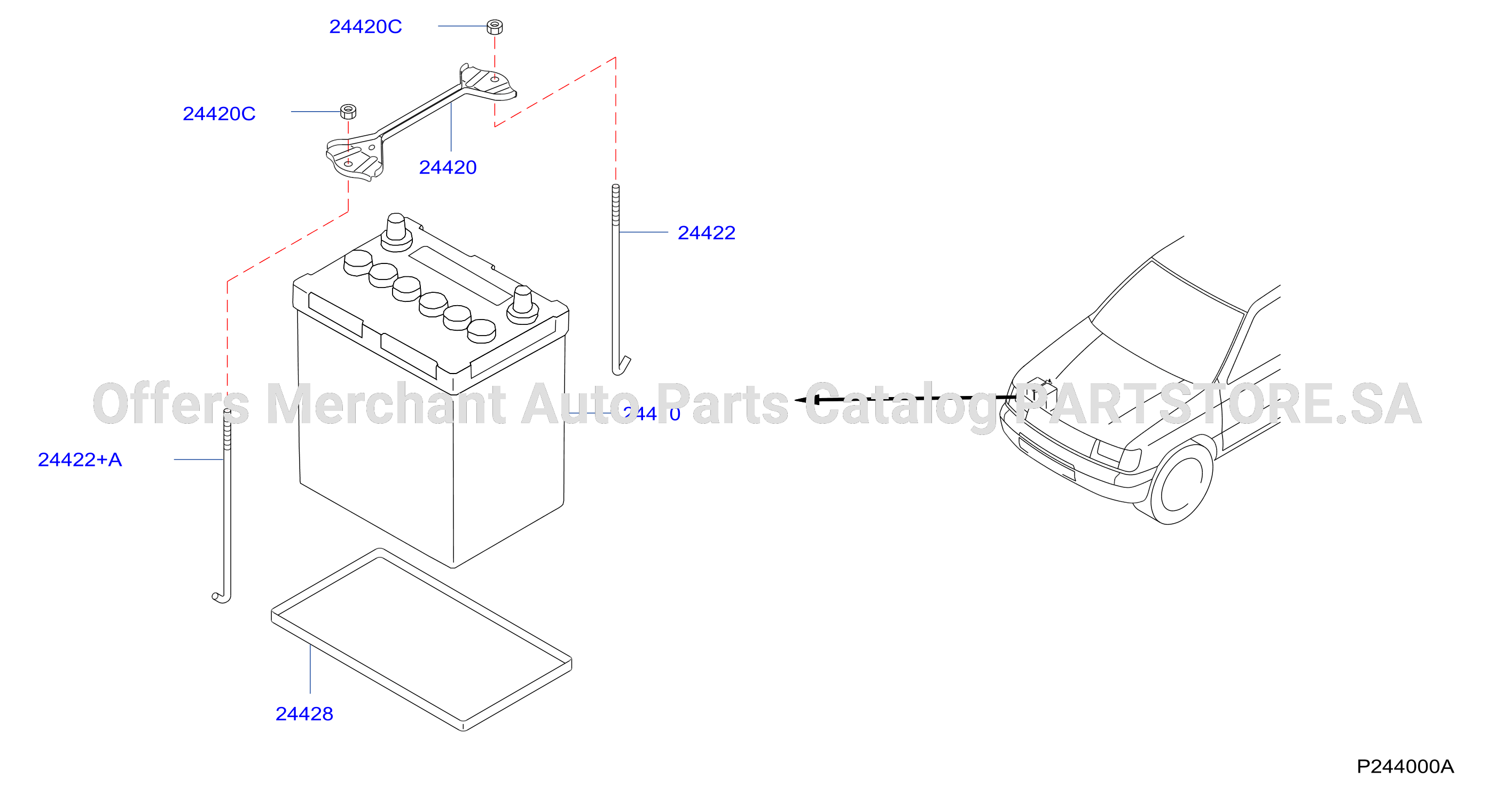 Battery Battery Mounting