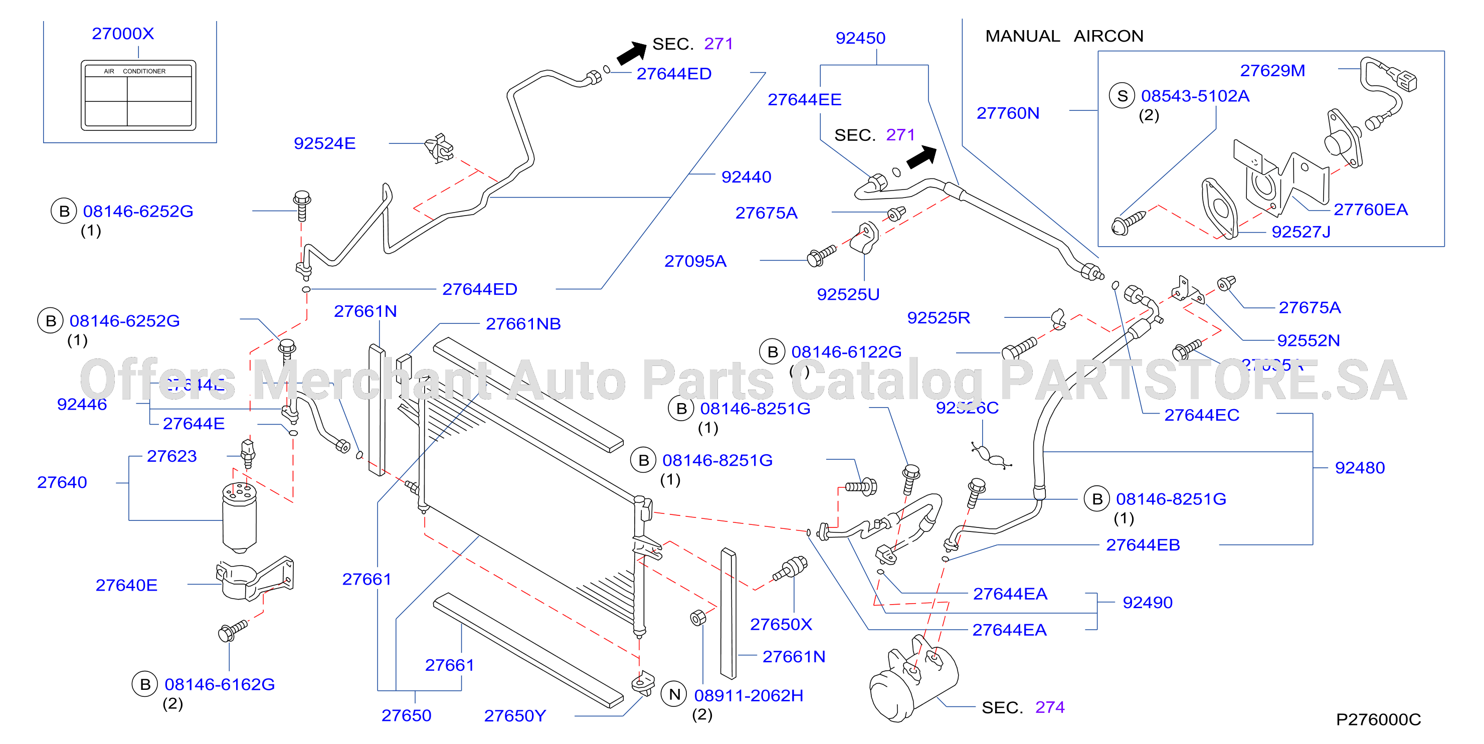 Condenser Liquid Tank Piping