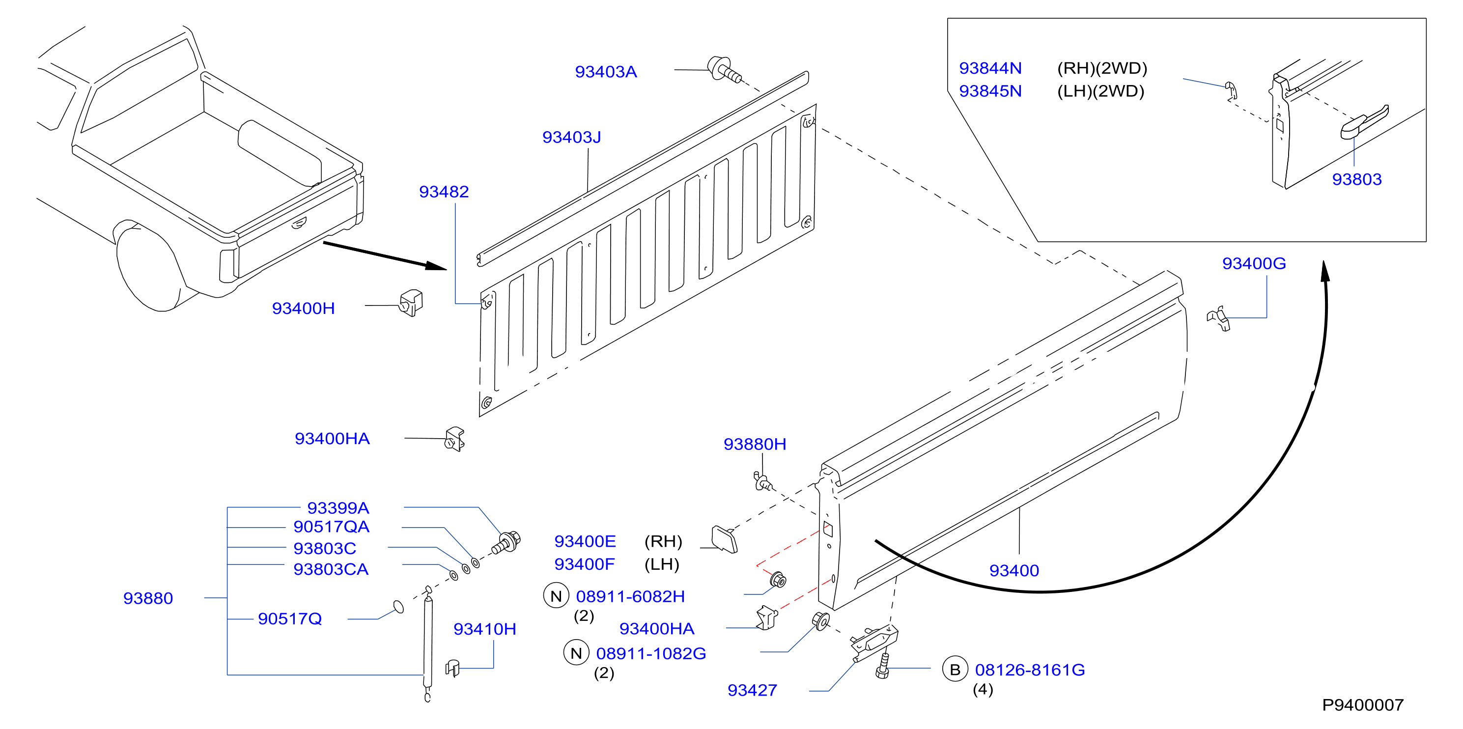 Rear Body Rear Gate Fitting