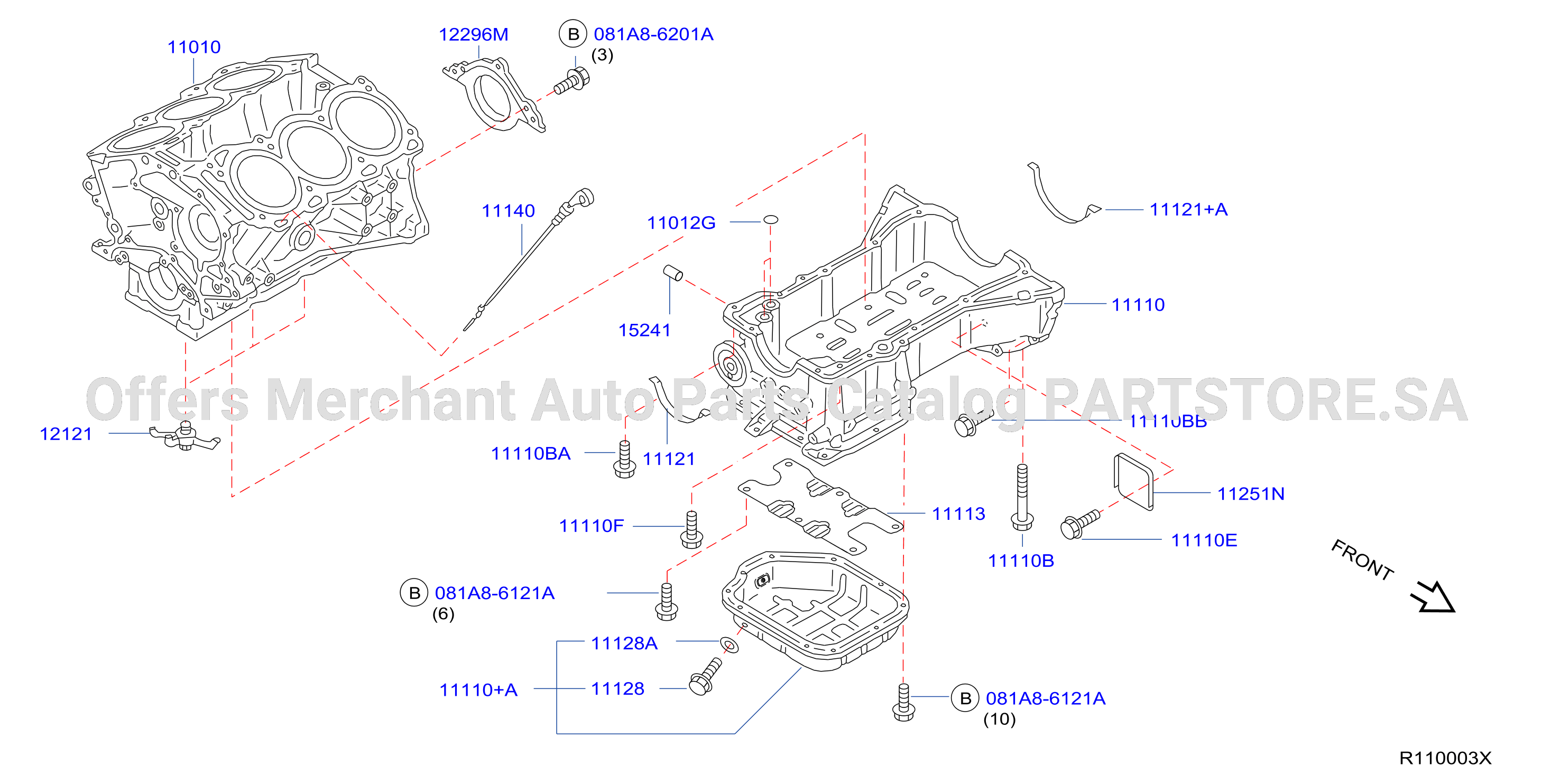 Cylinder Block Oil Pan Cylinder Block Oil Pan