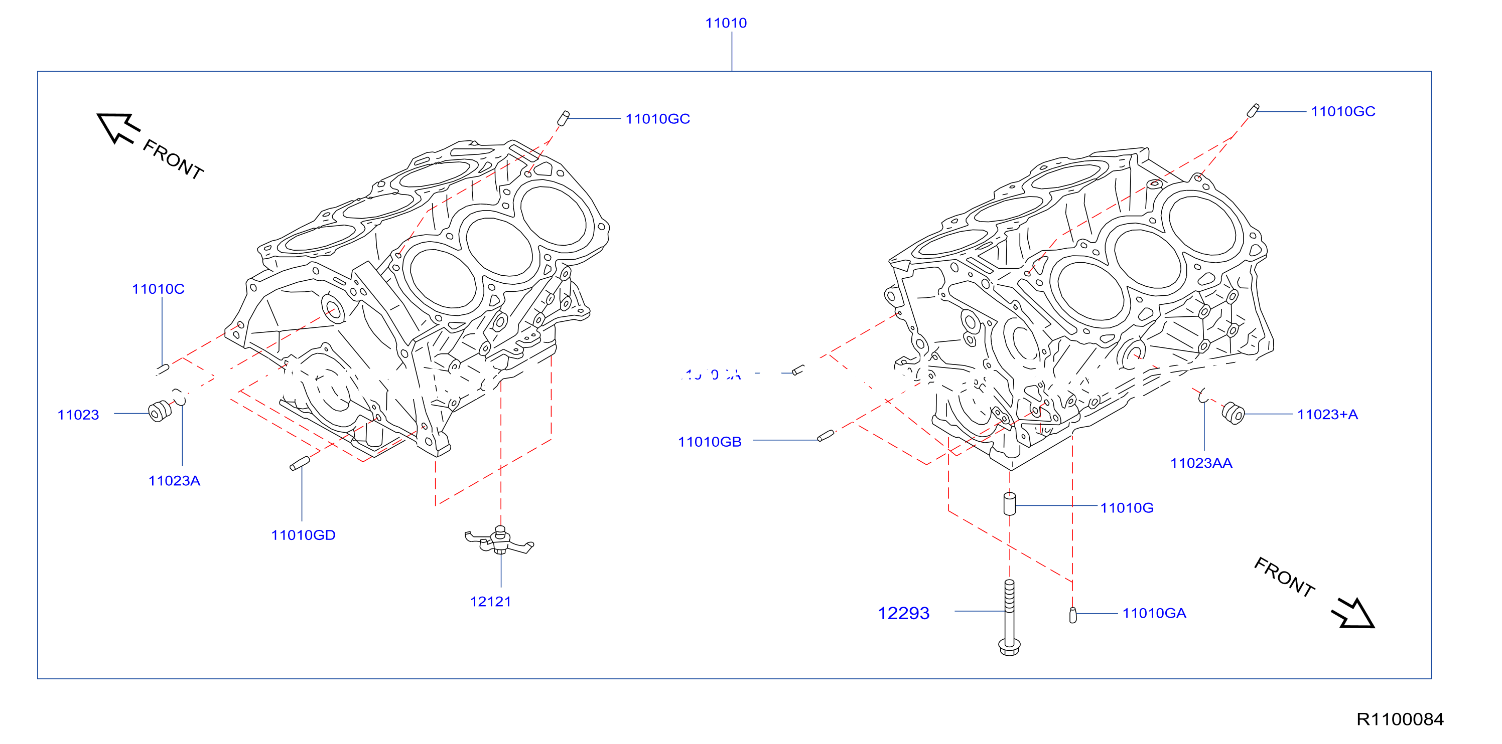Cylinder Block Oil Pan Cylinder Block Components