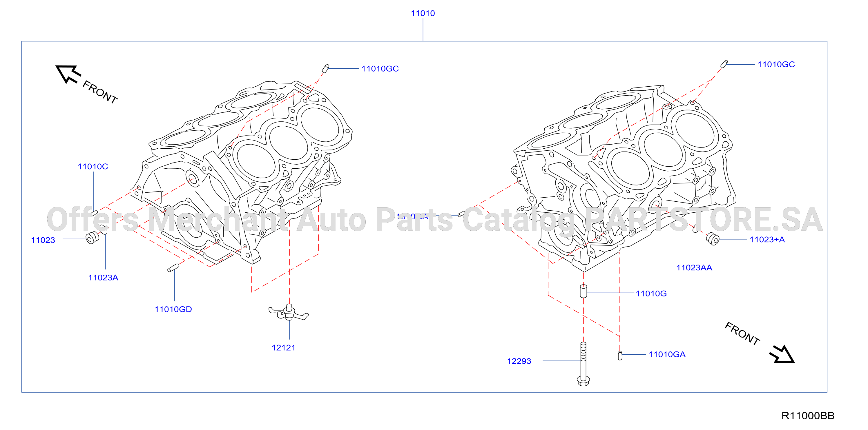 Cylinder Block Oil Pan Cylinder Block Components