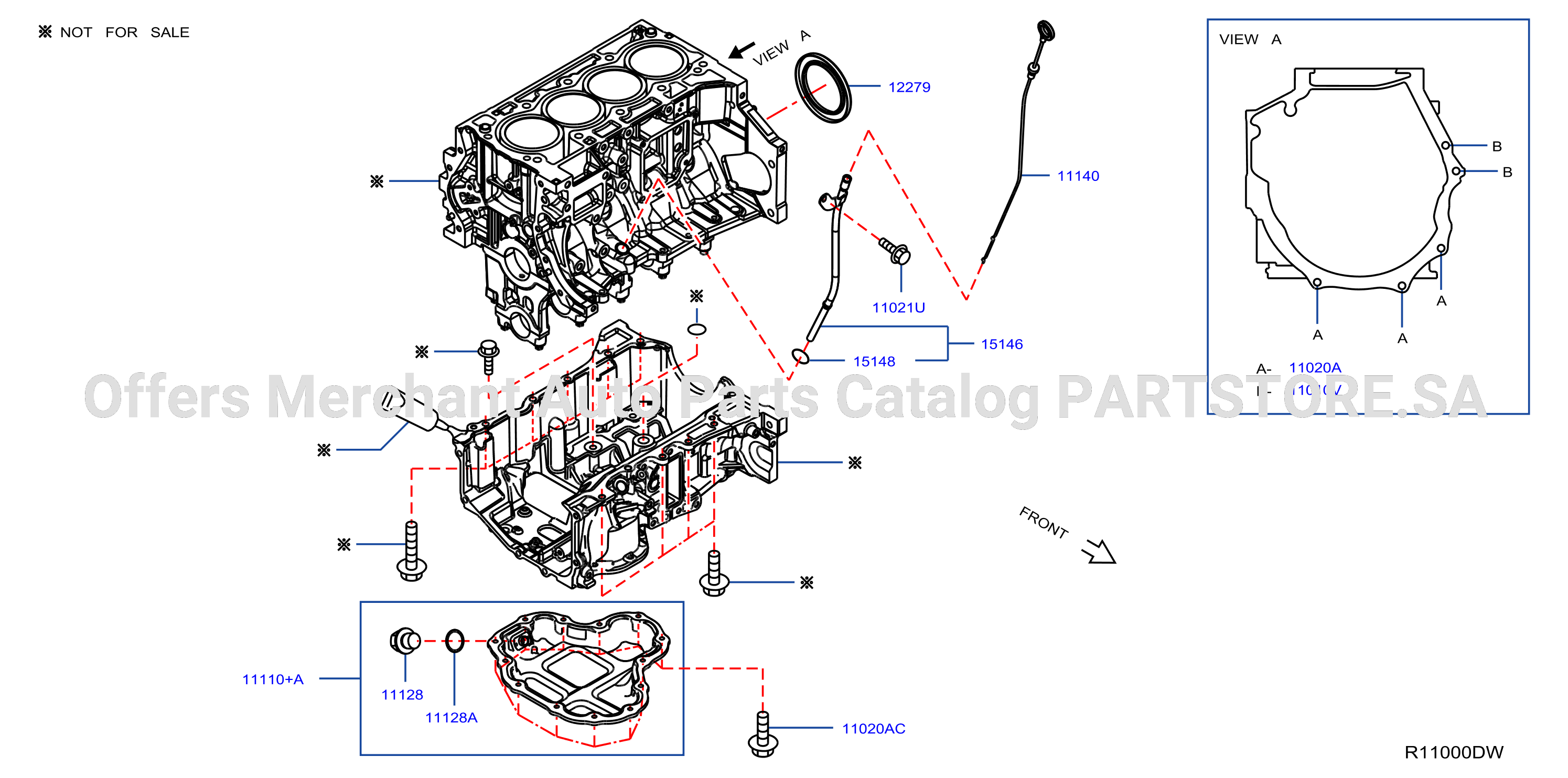 Cylinder Block Oil Pan Assembly