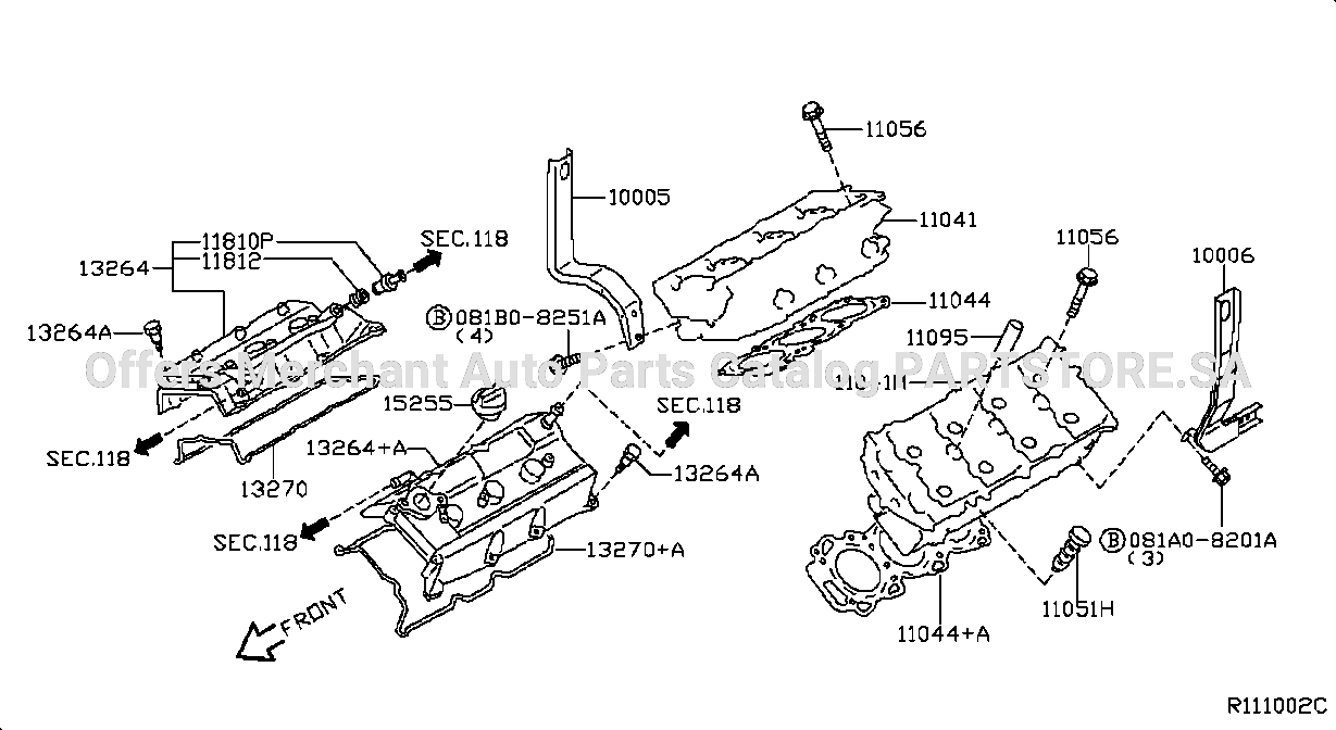Cylinder Head Rocker Cover Assembly
