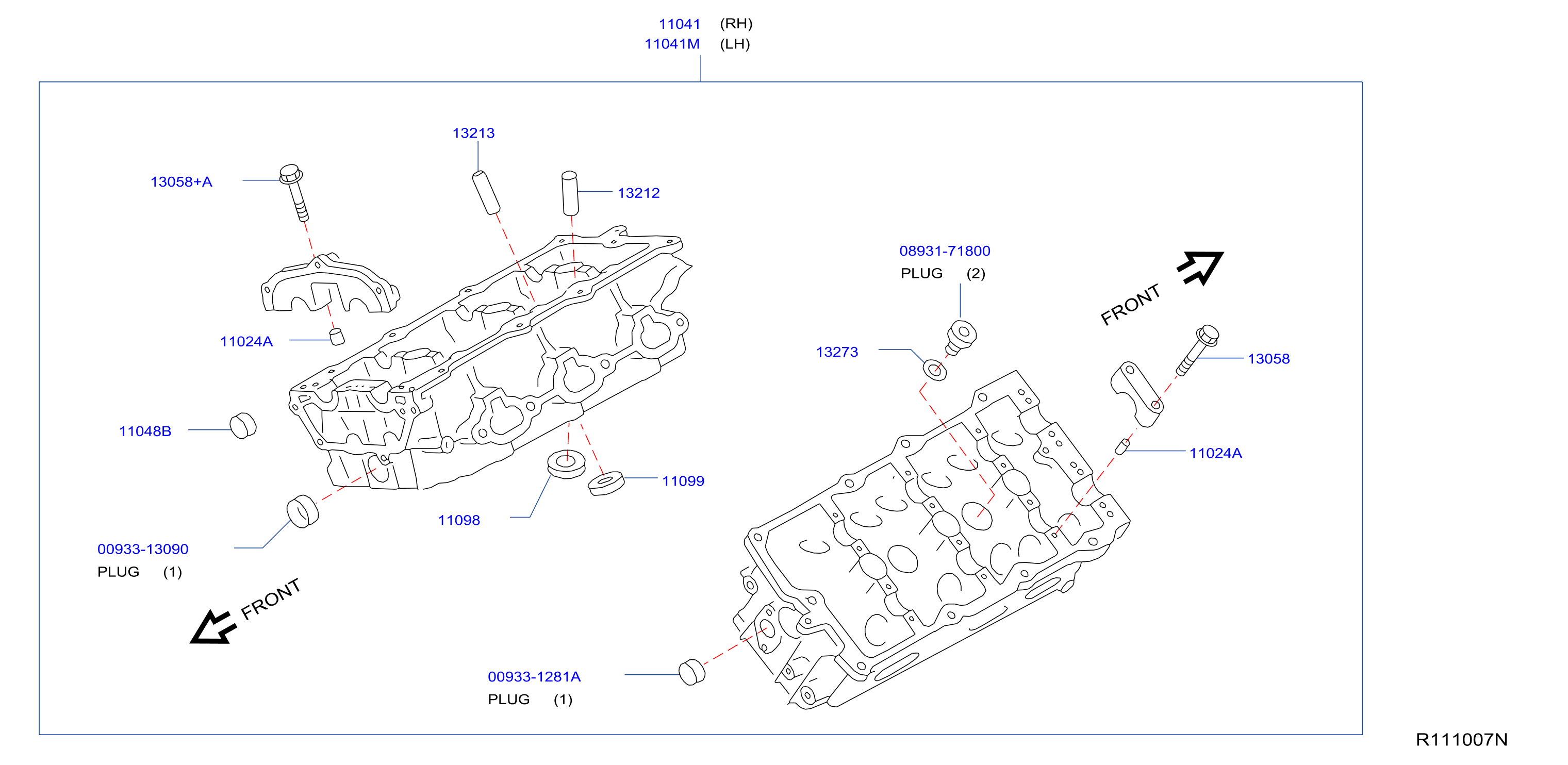 Cylinder Head Rocker Cover Assembly