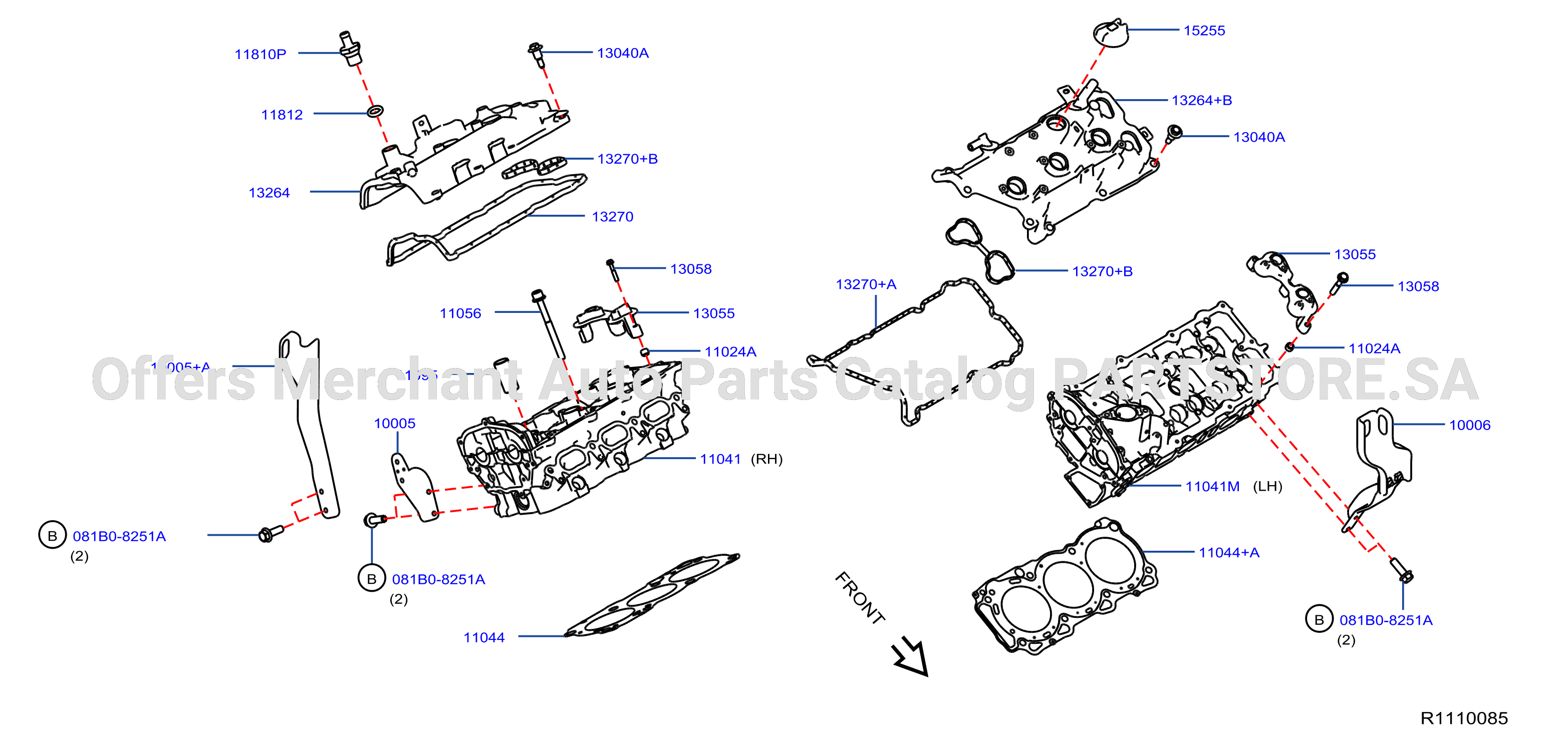 Cylinder Head Rocker Cover Cylinder Head Assembly