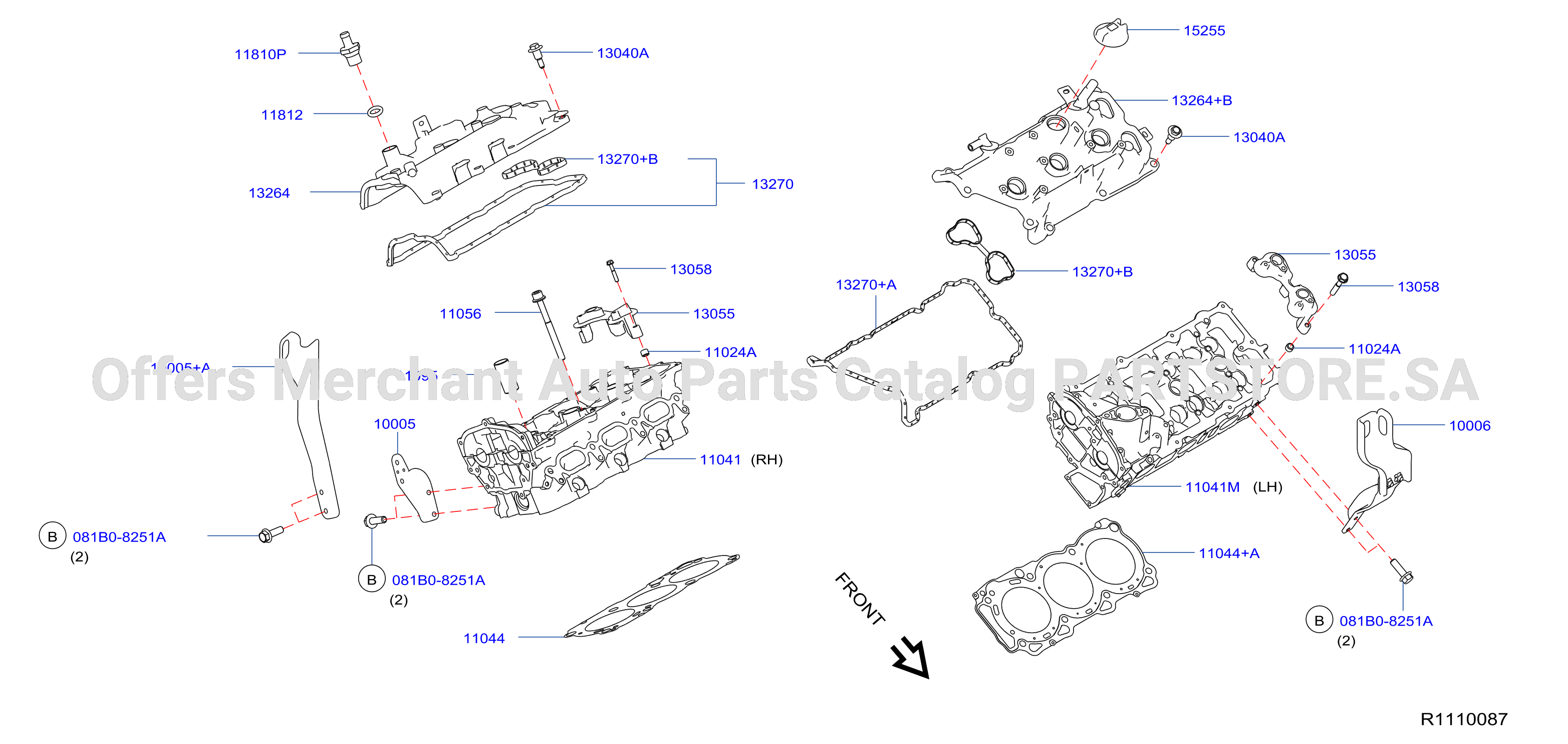 Cylinder Head Rocker Cover Cylinder Head Assembly