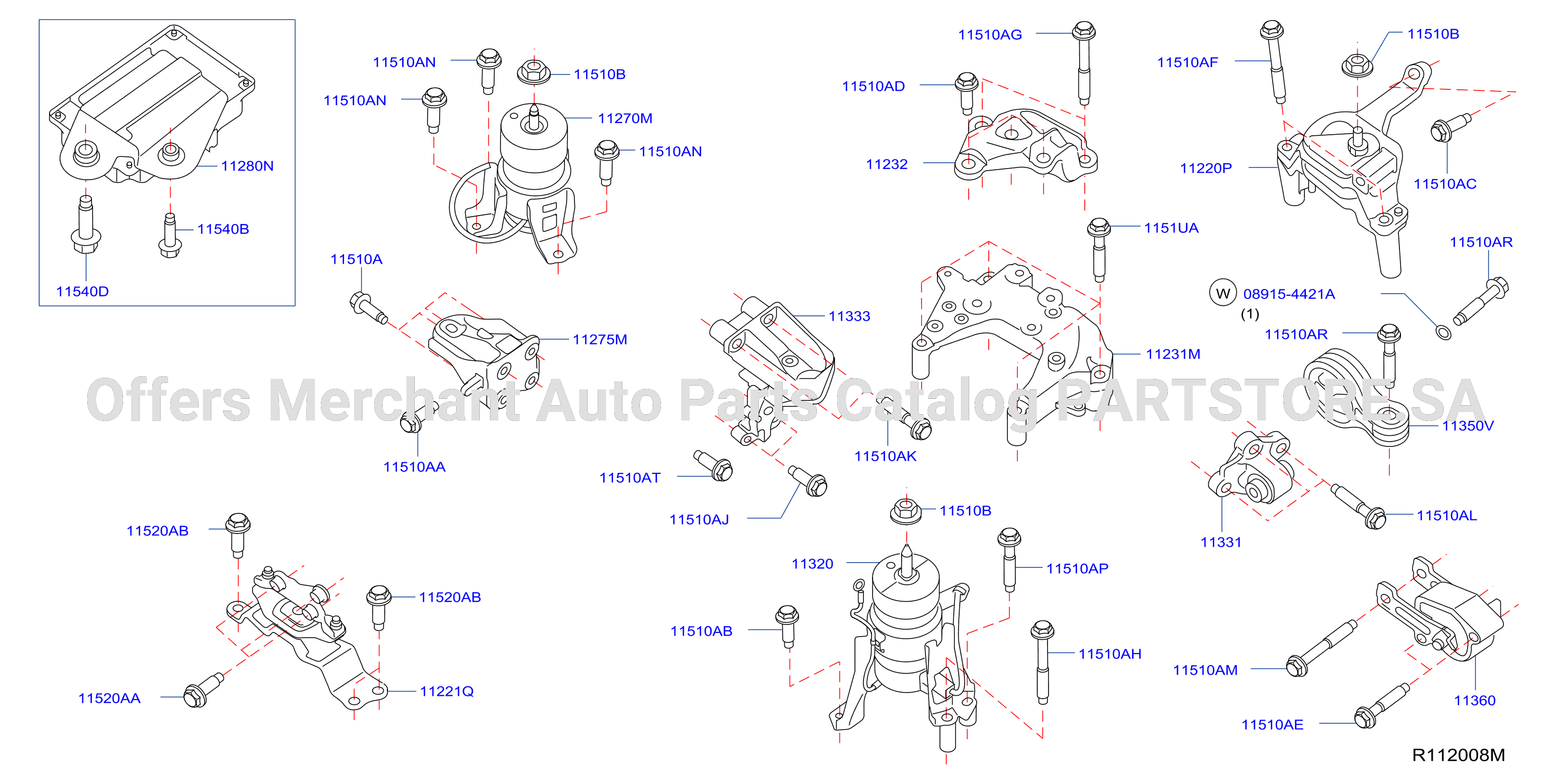 Engine Transmission Mounting Eng Trans Mtg