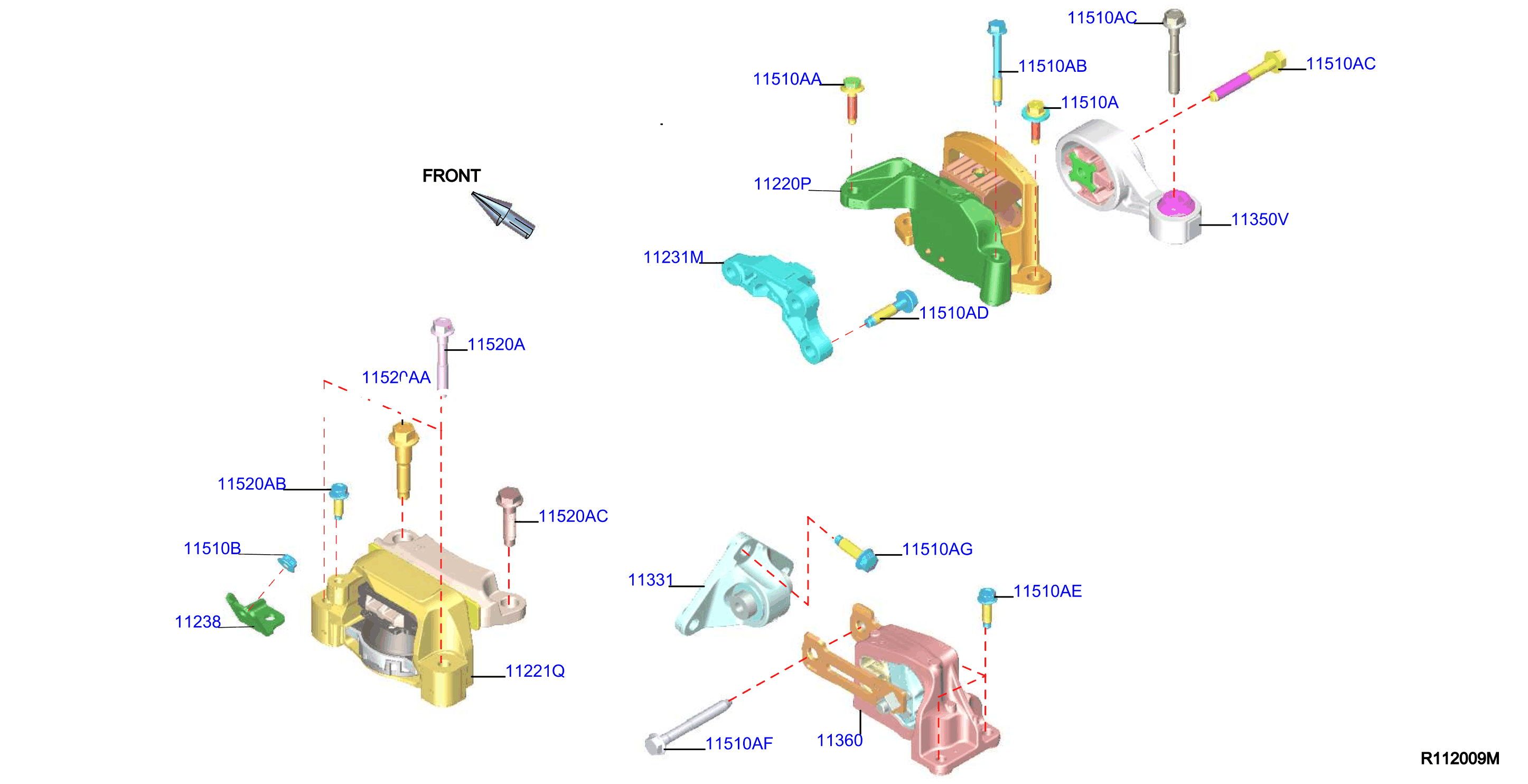 Engine Transmission Mounting Engine Transaxle Mounting
