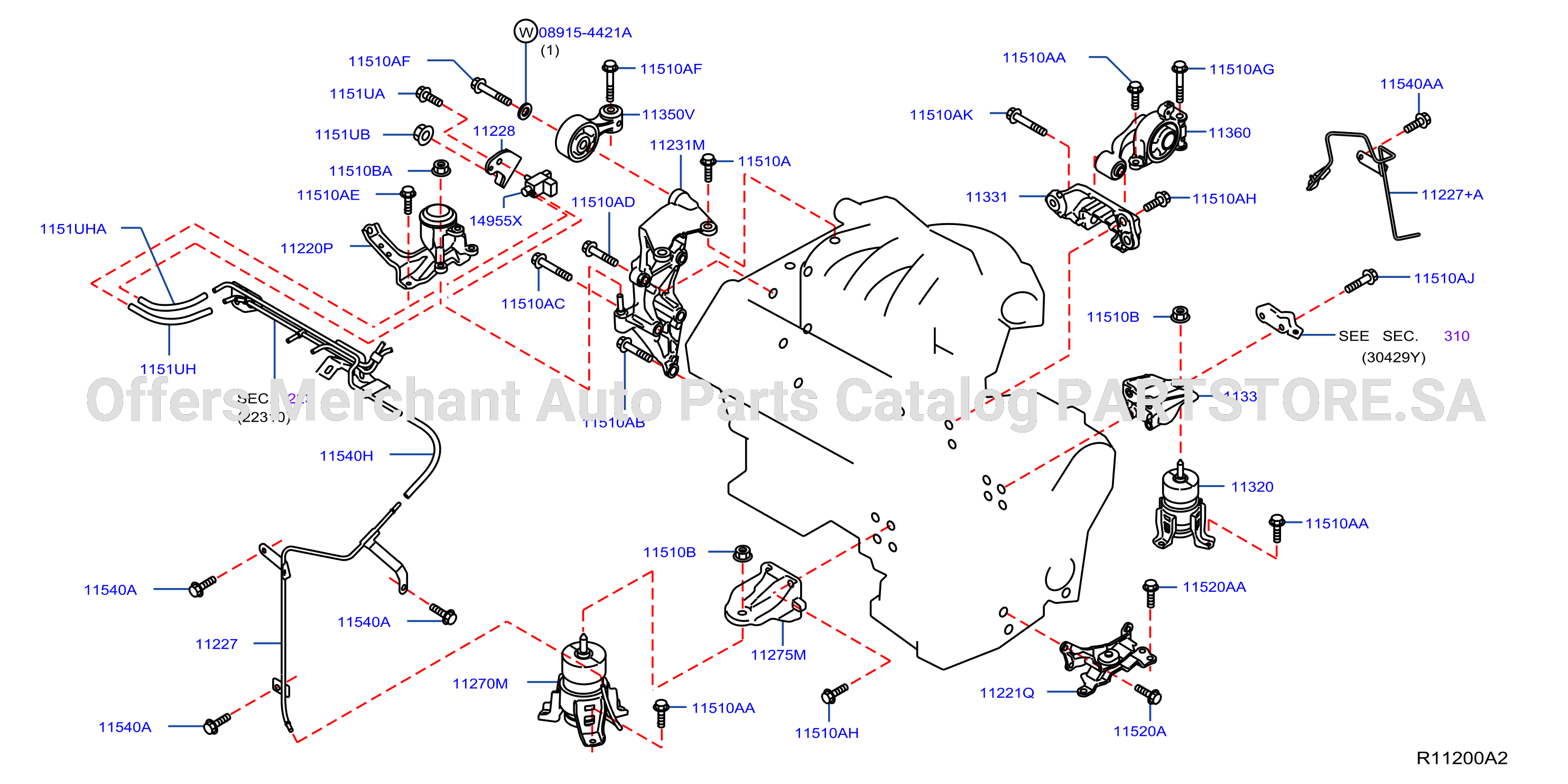 Engine Transmission Mounting Eng Trans Mounting