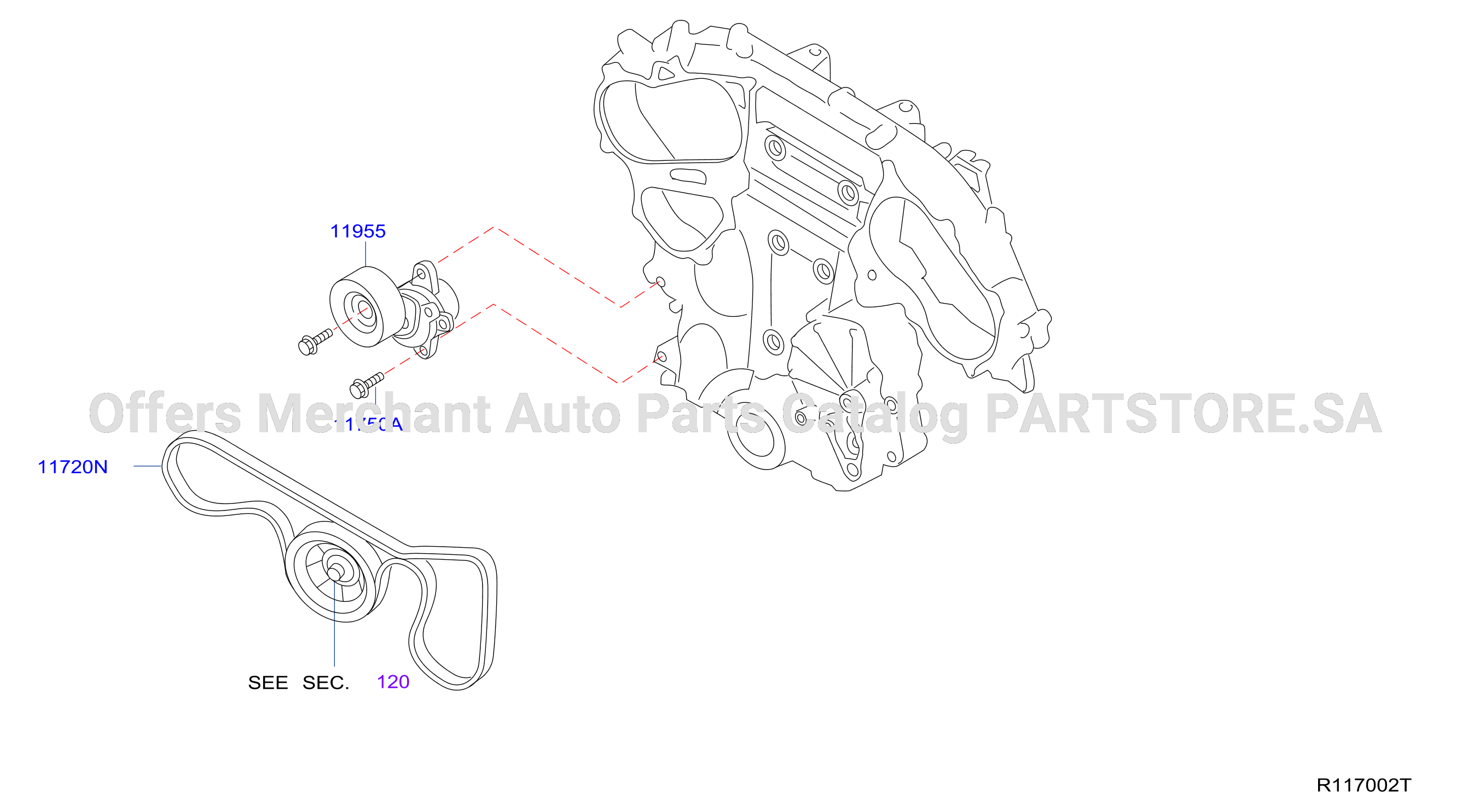 Fan Compressor Power Steering Belt Belts