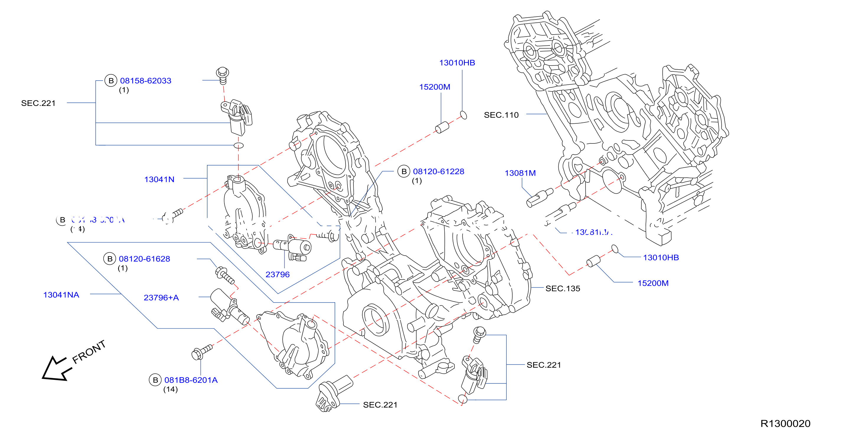Camshaft Valve Mechanism Vtc Cover